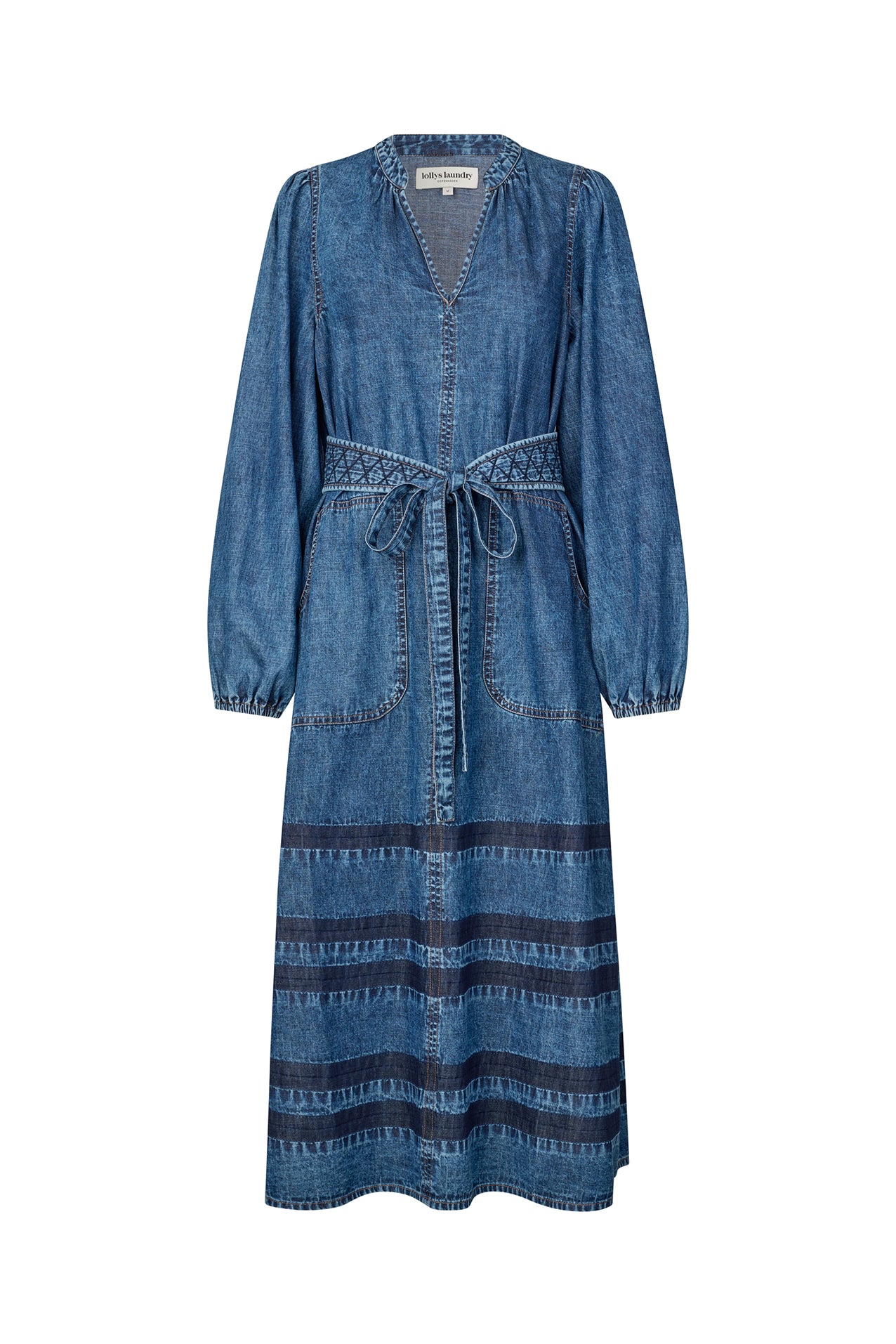 Lollys Laundry ParisLL Midi Kjole Dress Blå