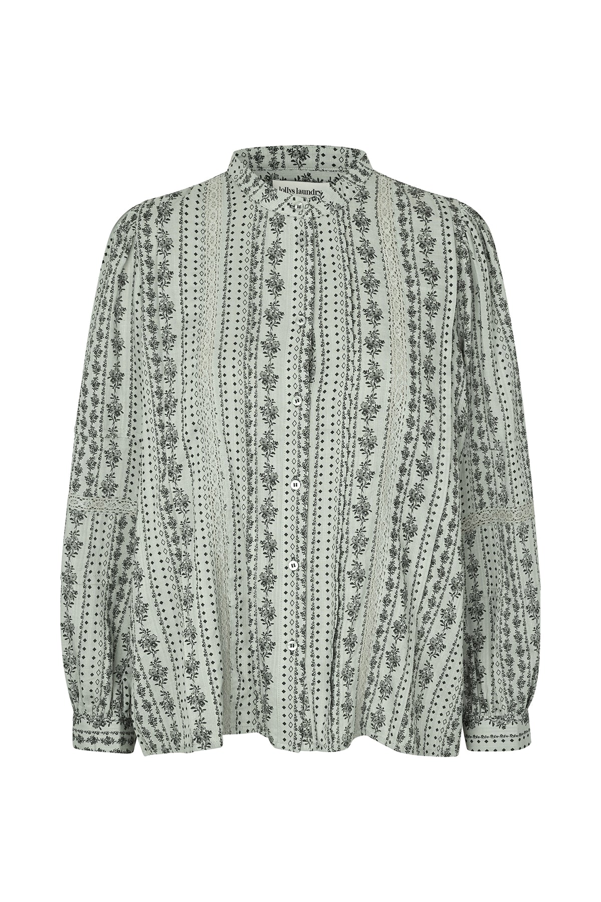 Lollys Laundry PaulinaLL Skjorte Shirt Støvet grøn