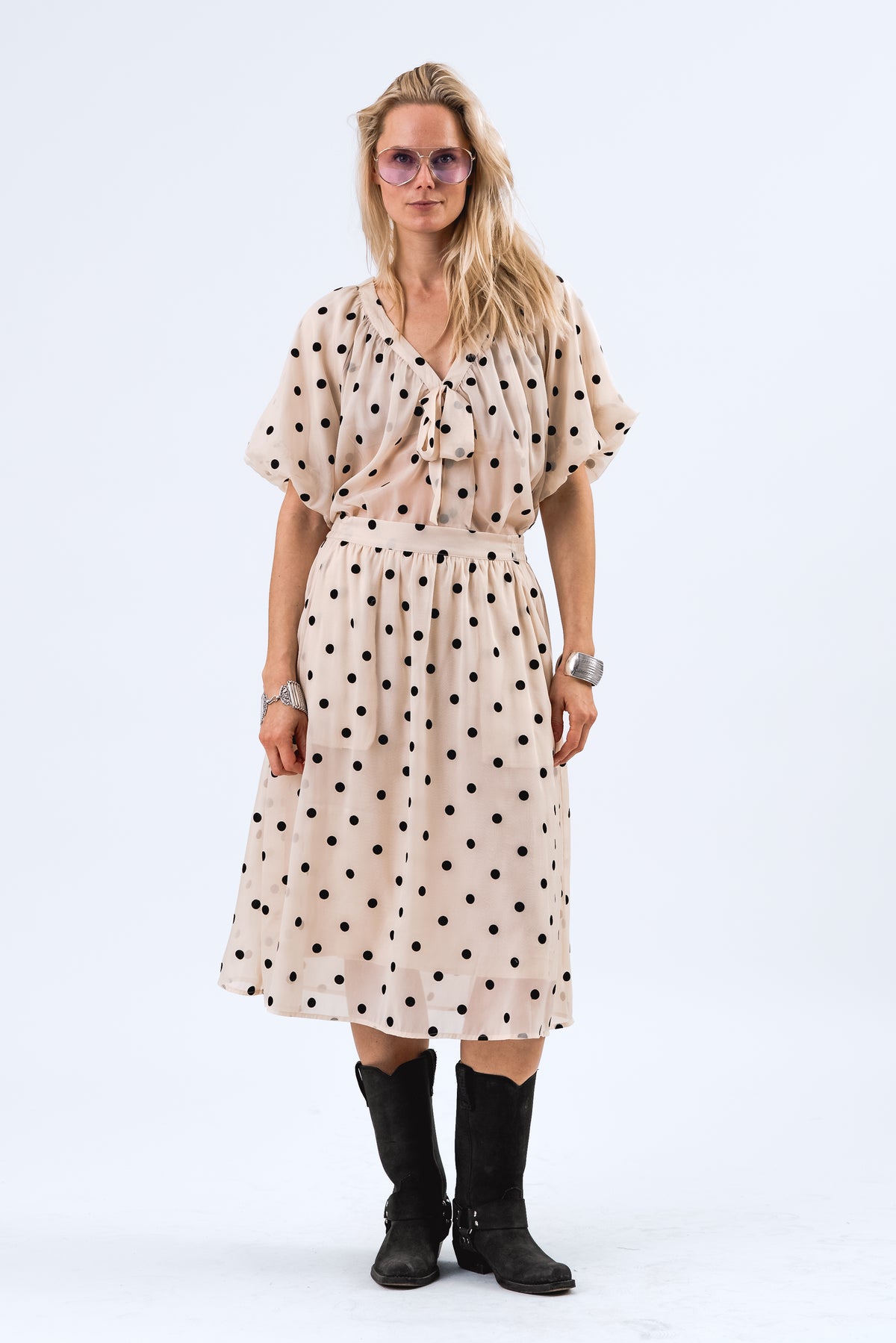 Lollys Laundry PineLL Bluse Blouse Creme