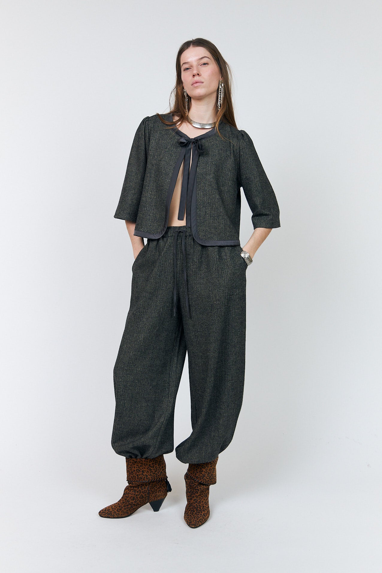 Lollys Laundry PiperLL Bukser Pants Mørkebrun