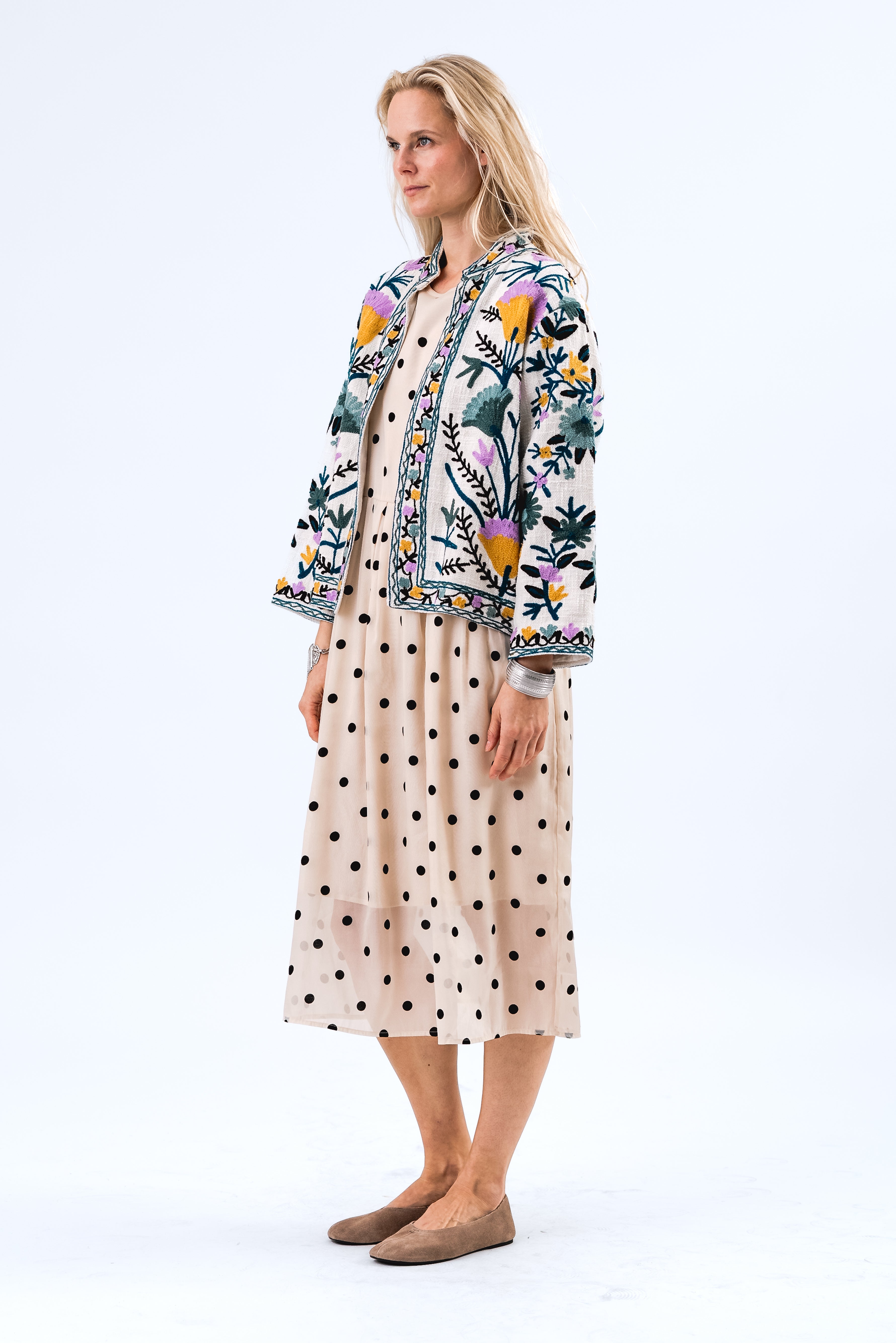 PisaLL Midi Dress - Creme