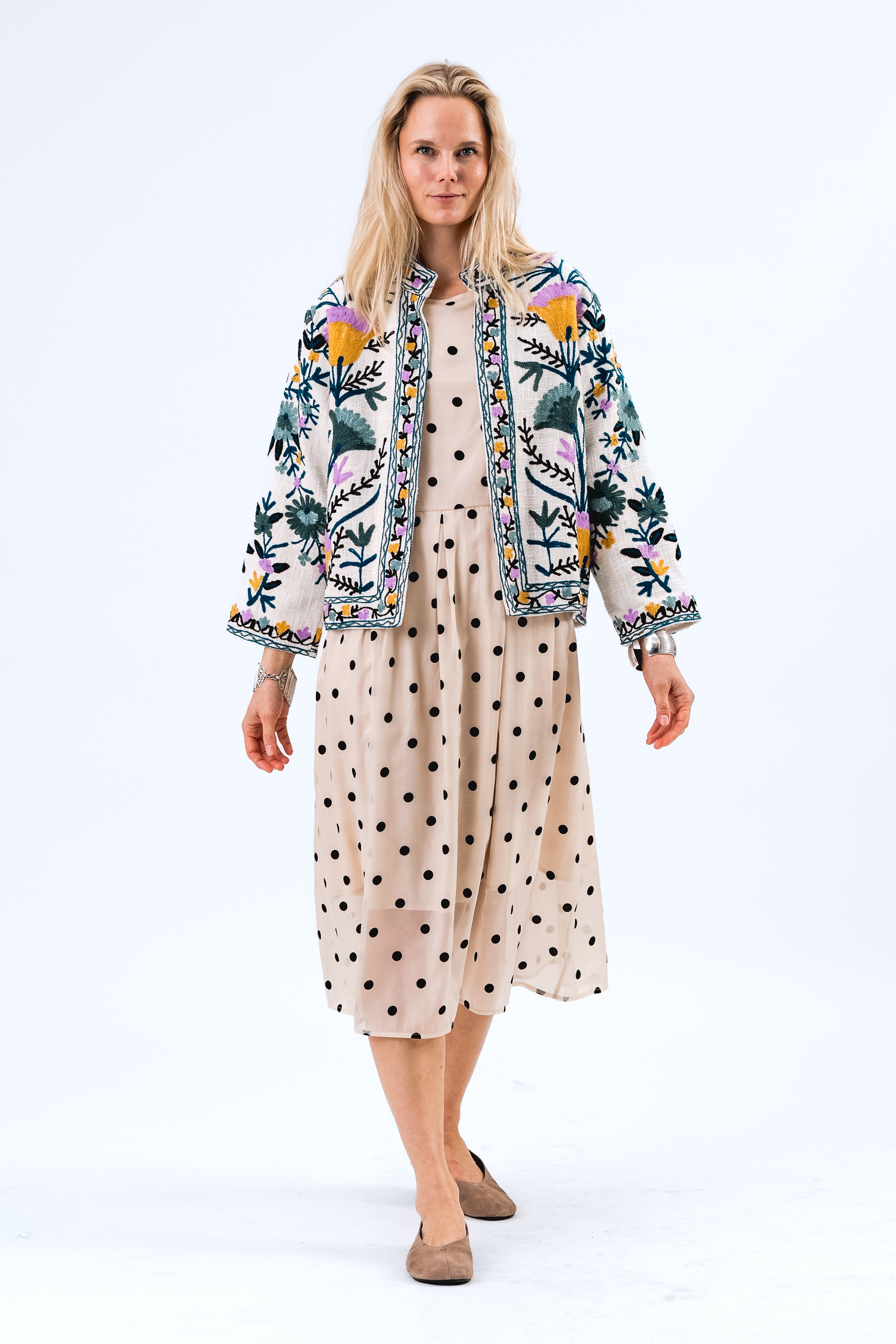 PisaLL Midi Dress - Creme