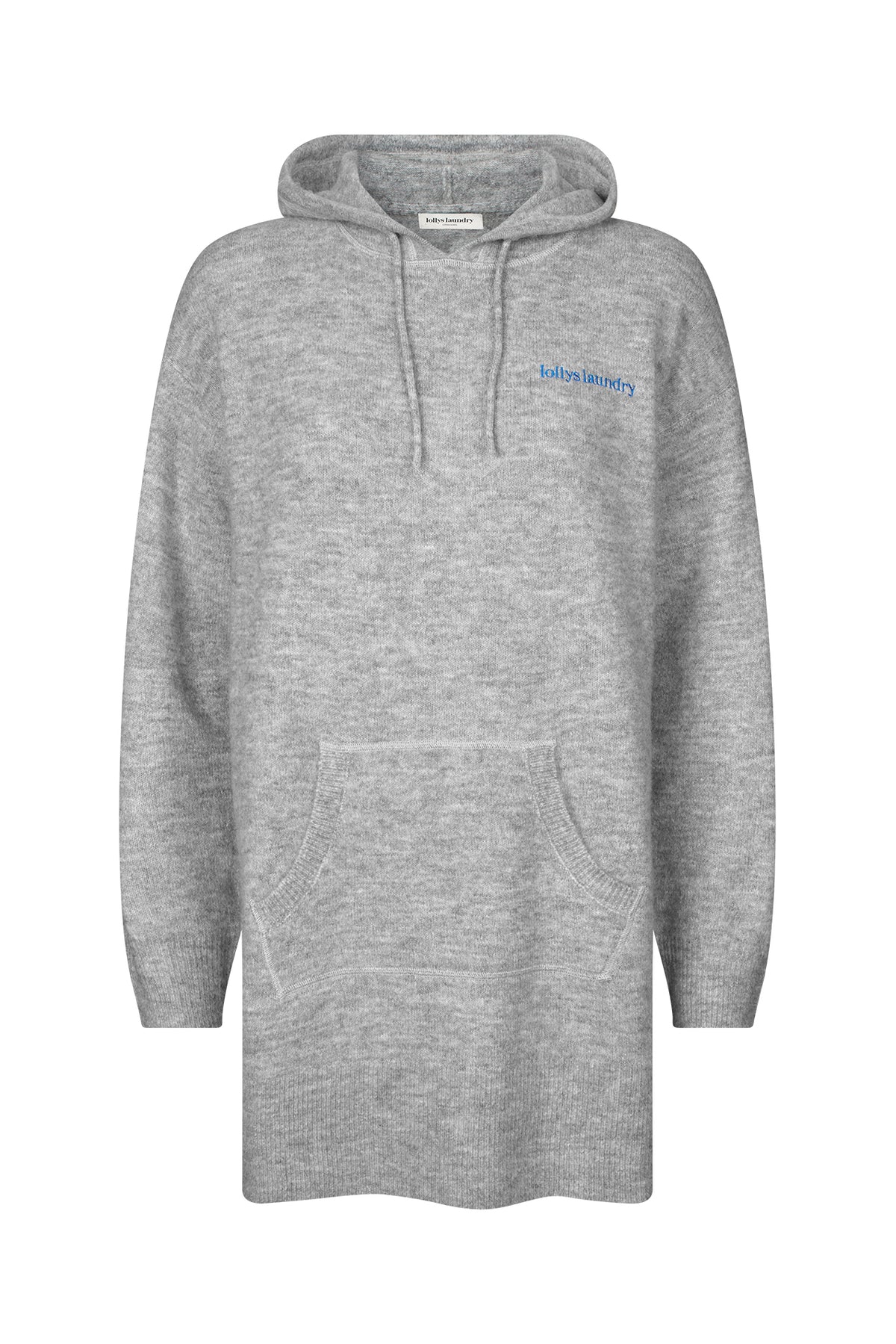 Lollys Laundry PortlandLL Knit Hoodie Jumper Grå Melange