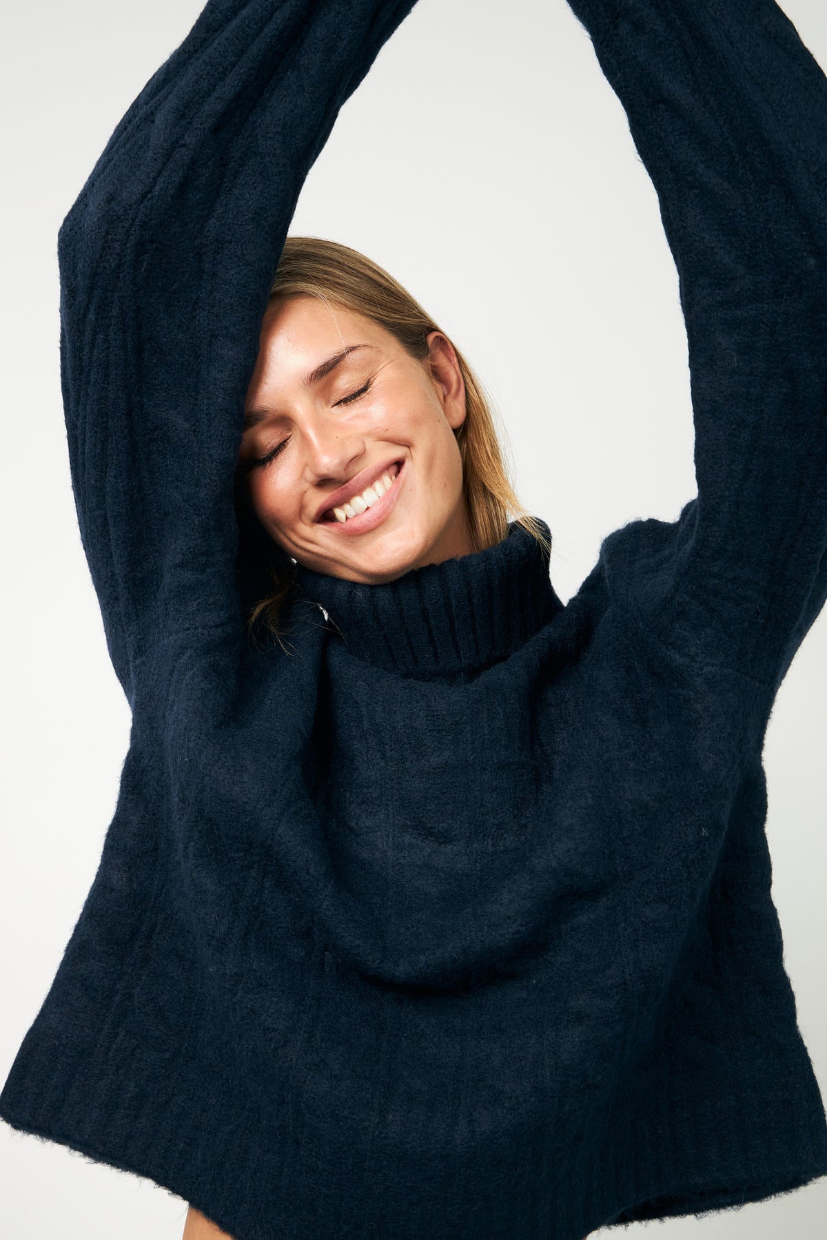 Lollys Laundry ResnoLL Strik Jumper Jumper Mørkeblå