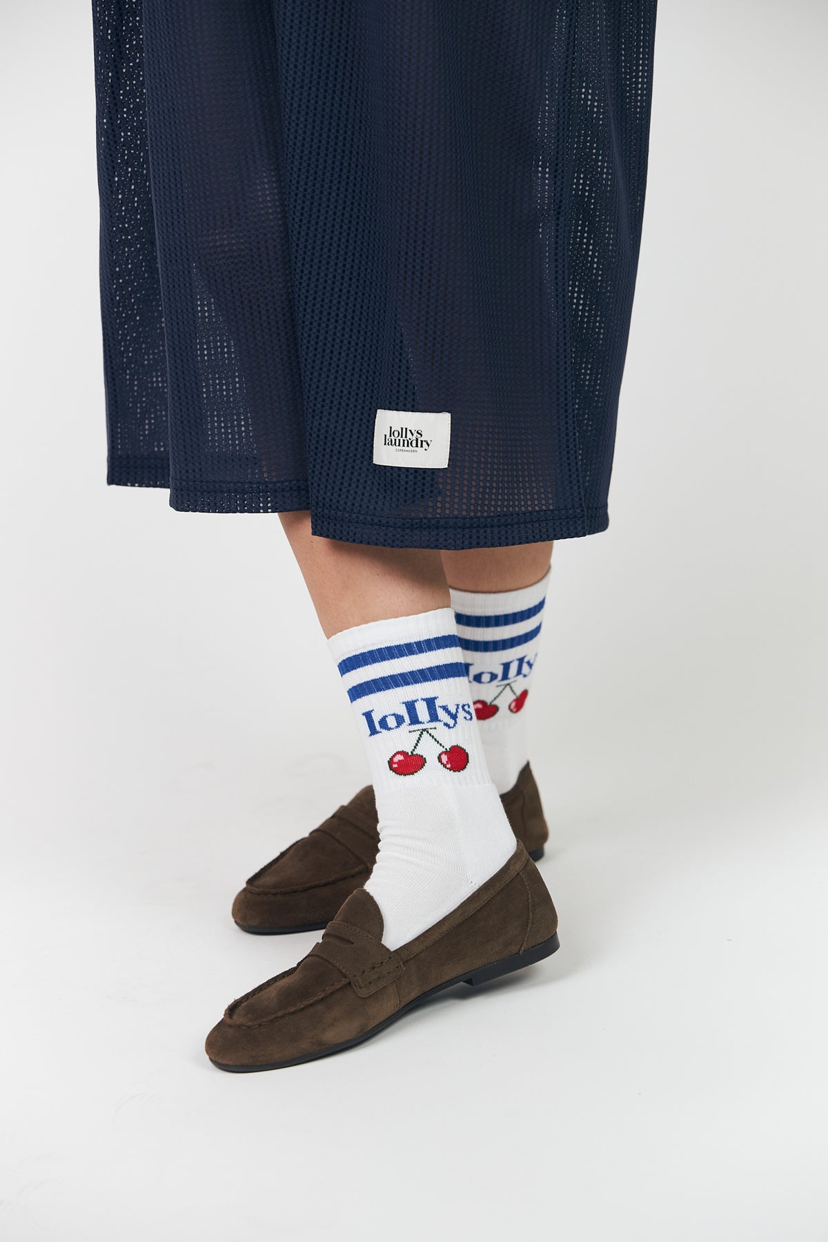 Lollys Laundry RevelLL Strømper Socks 97 Neon Blue