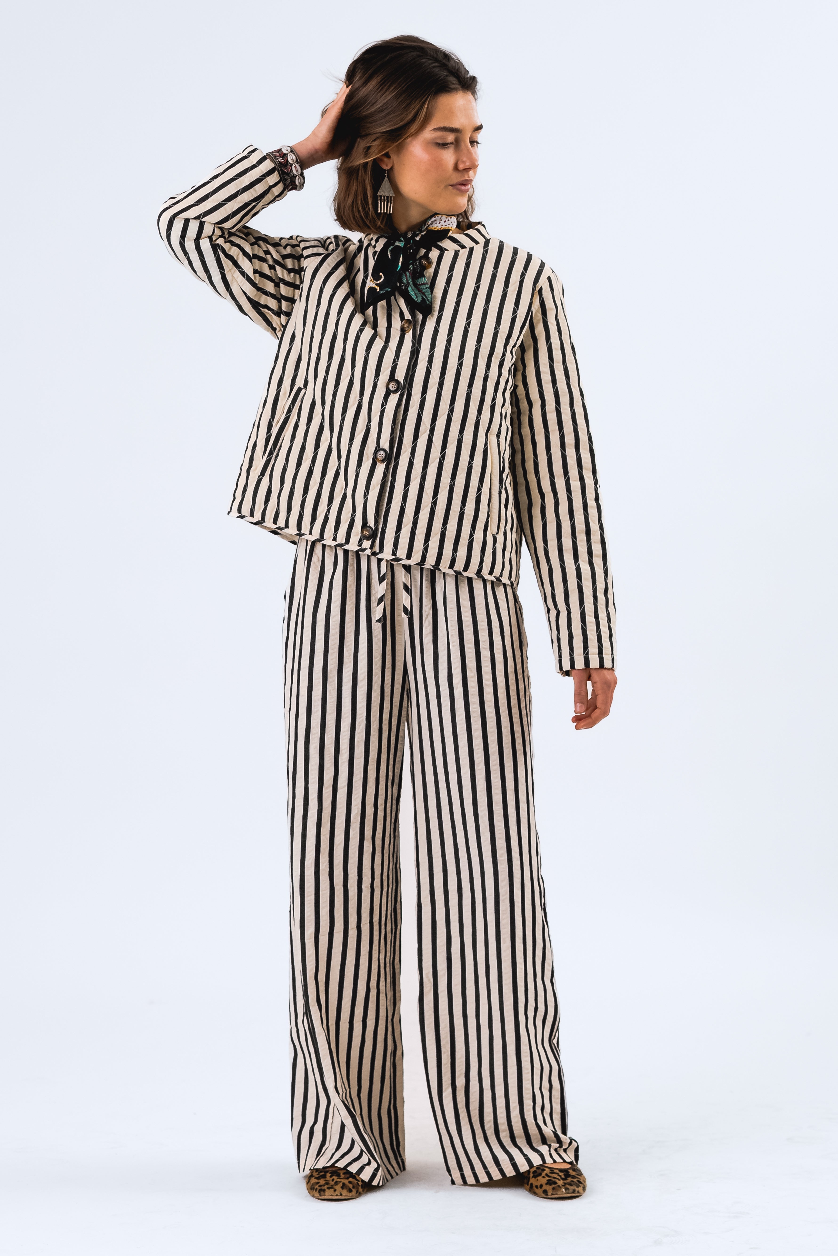 Lollys Laundry RitaLL Bukser Pants 80 Stripe