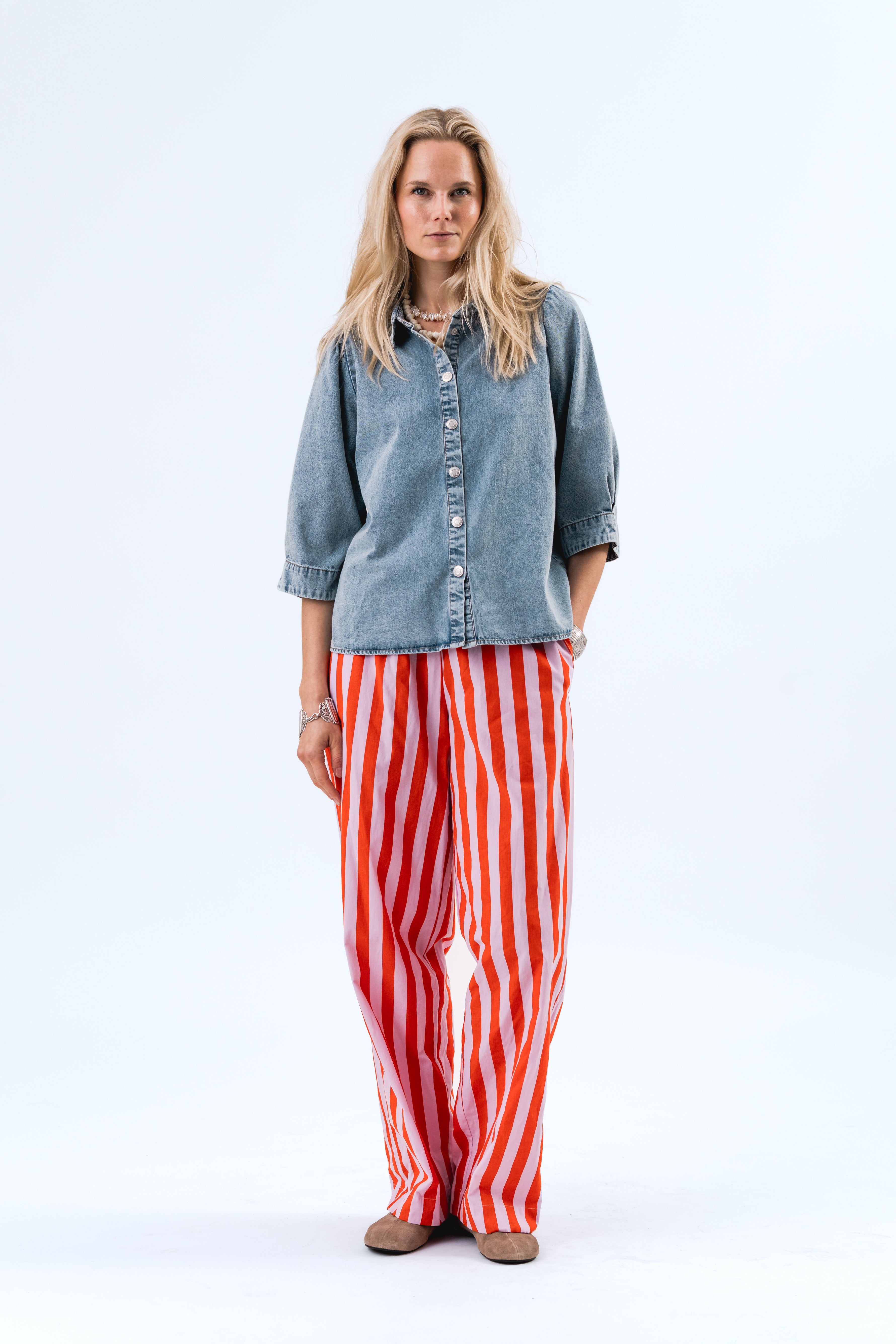 Lollys Laundry RitaLL Bukser Pants 80 Stripe