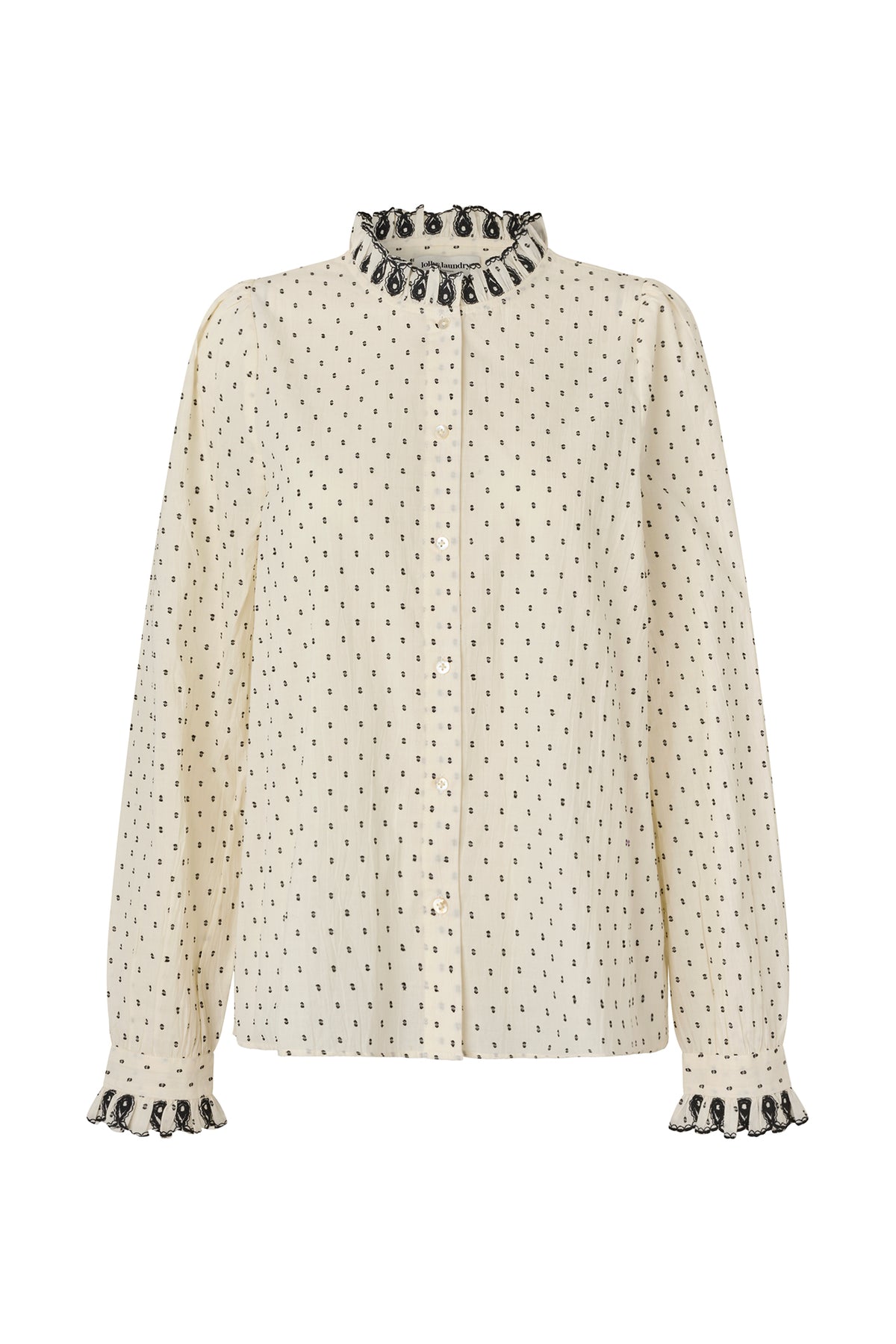 Lollys Laundry RiverLL Shirt LS Shirt Creme