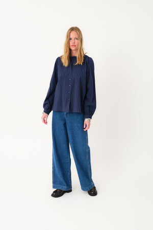 Lollys Laundry RiverLL Skjorte Shirt 80 Stripe