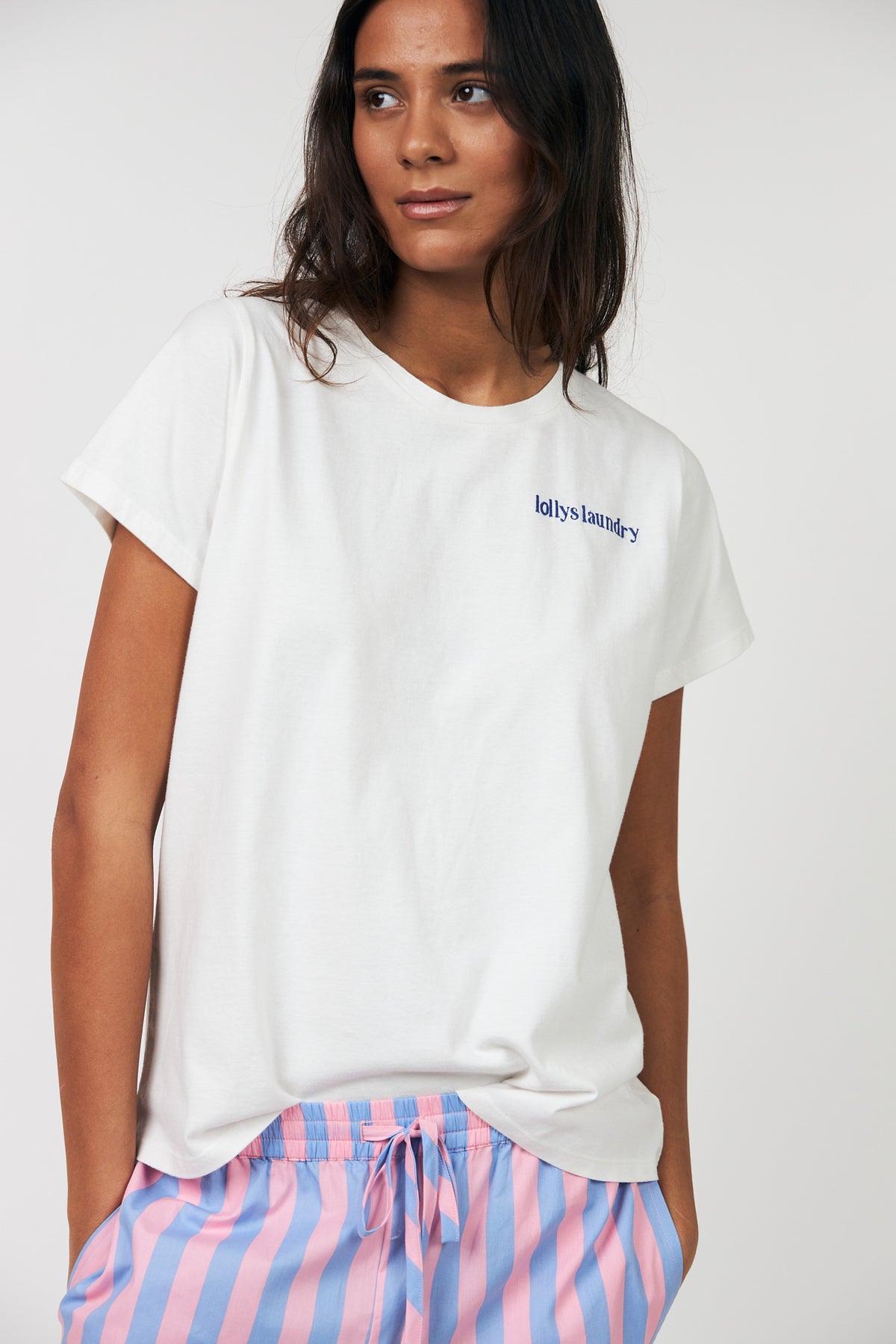 Lollys Laundry RomaLL T-Shirt T-shirt Hvid