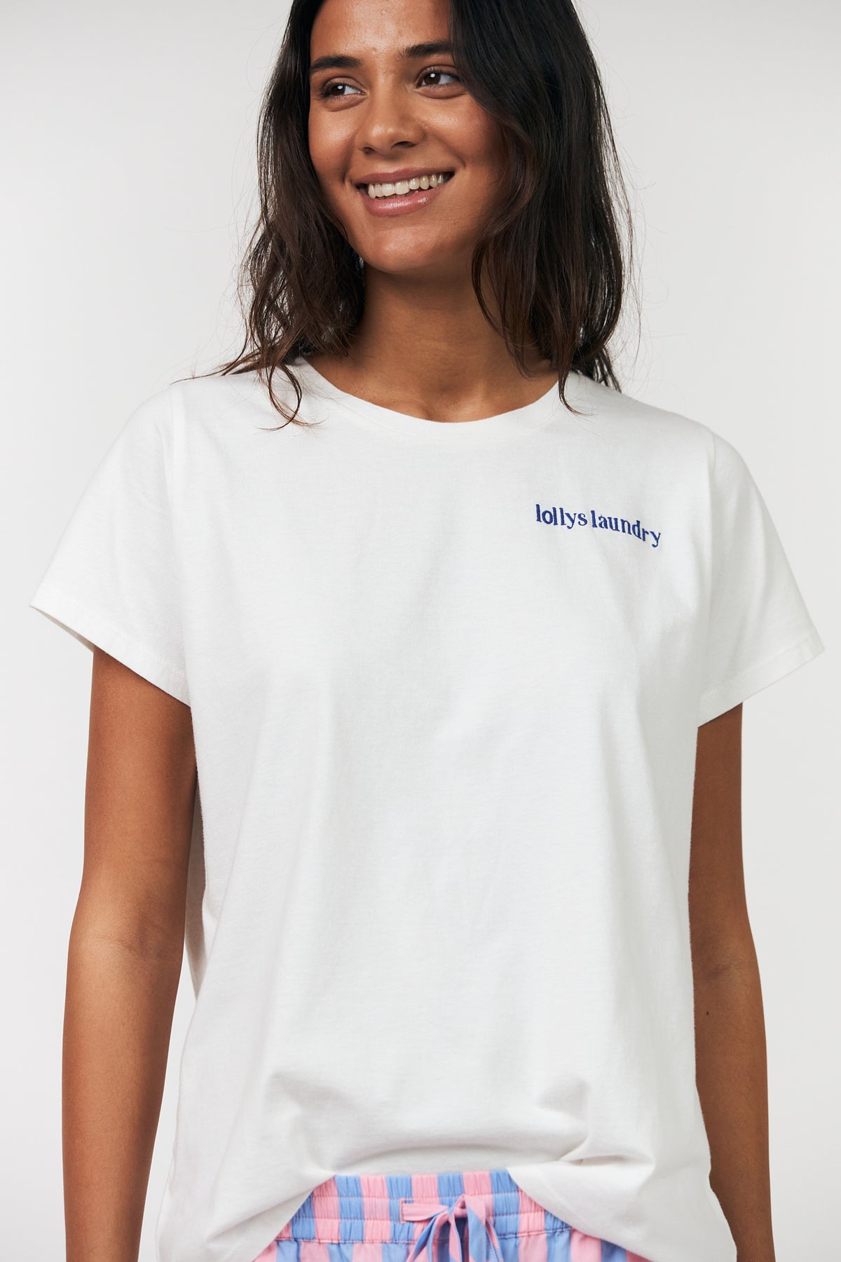 Lollys Laundry RomaLL T-Shirt T-shirt Hvid