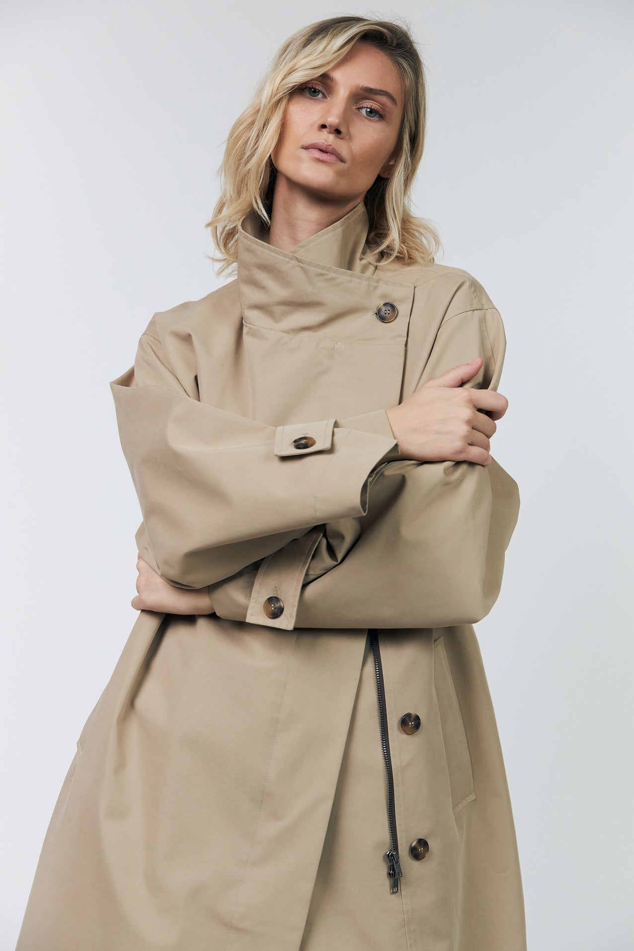 RussiLL lang Frakke - 08 Beige