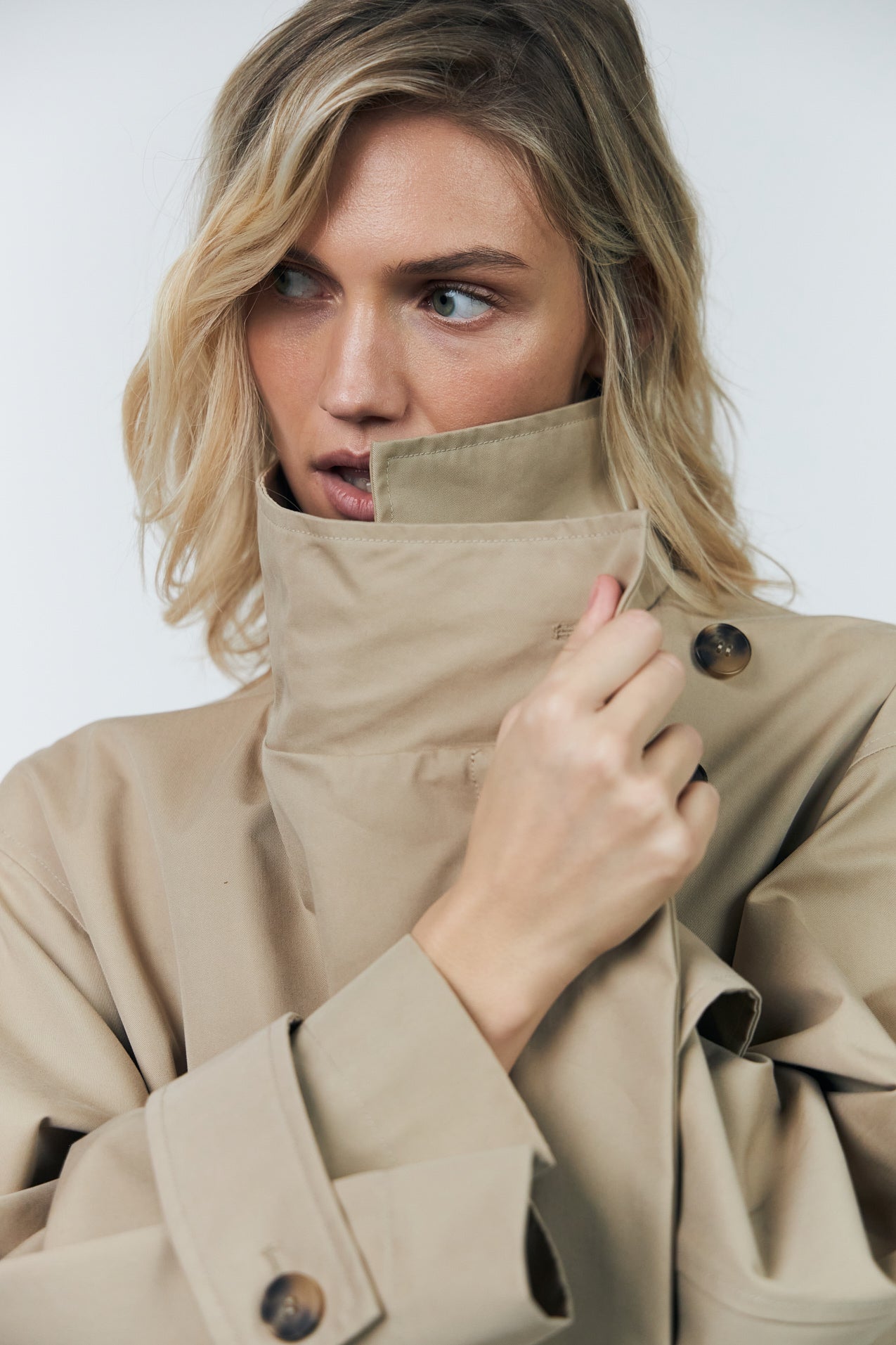 RussiLL lang Frakke - 08 Beige