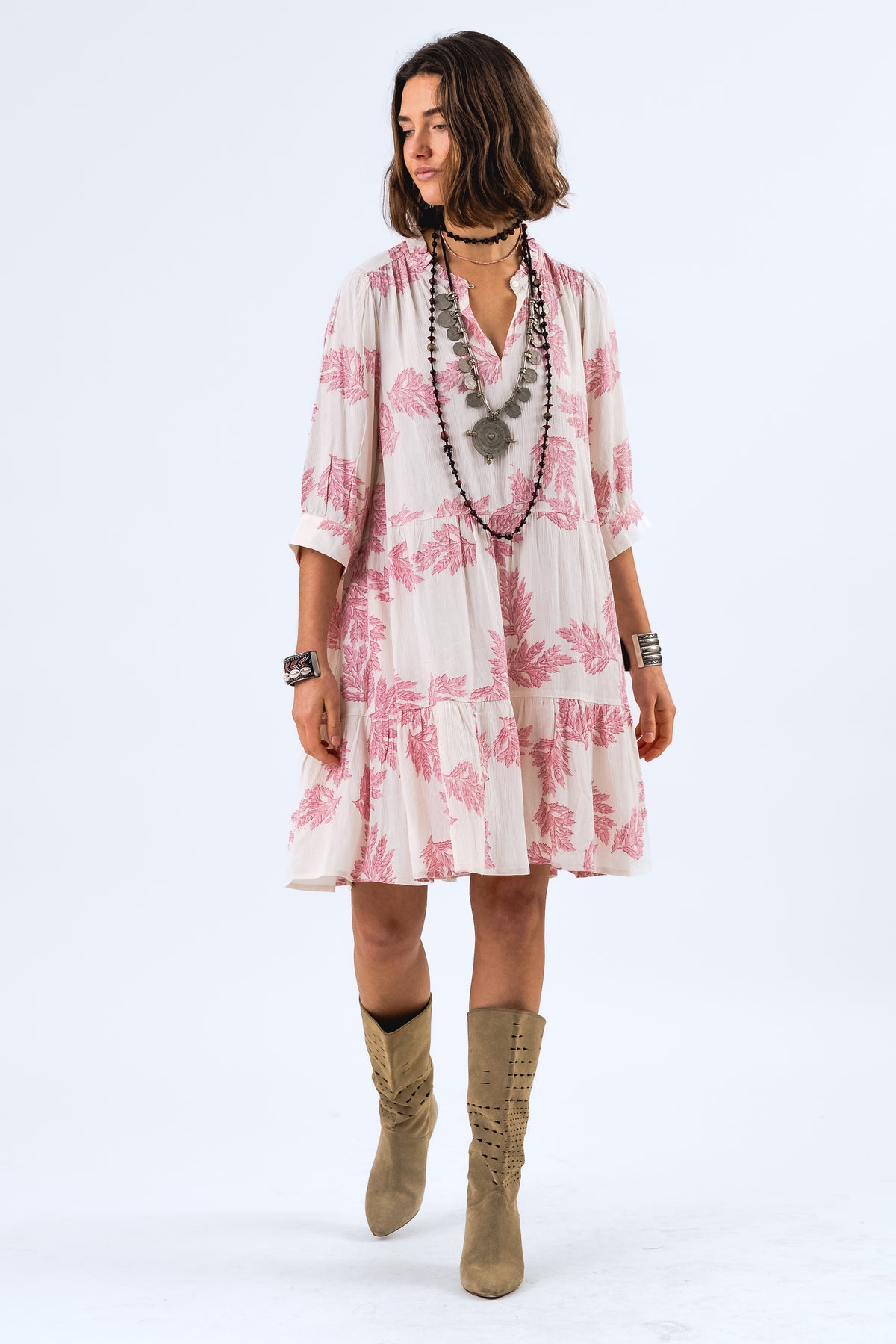 Lollys Laundry SabineLL kort Kjole Dress Pink