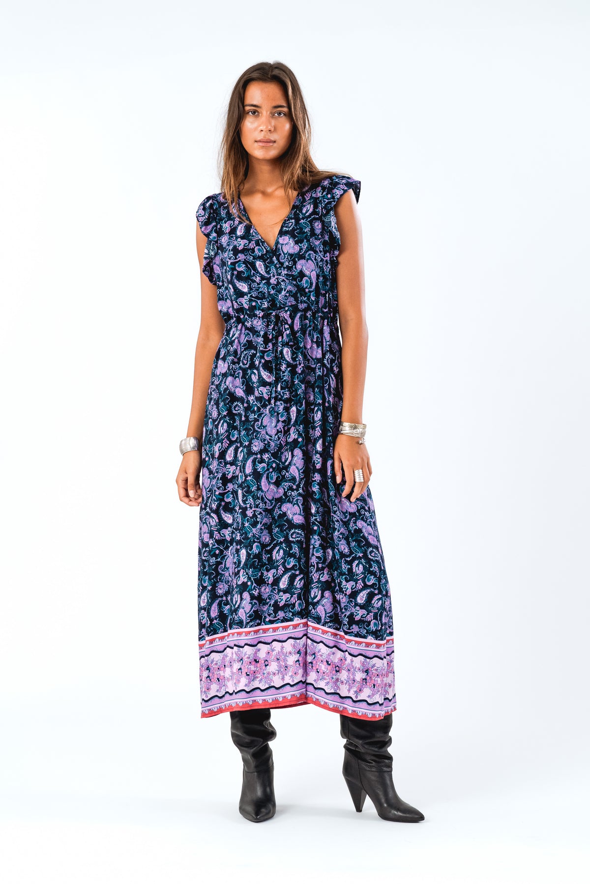 Lollys Laundry SamoLL Midi Dress SL Dress Blomsterprint