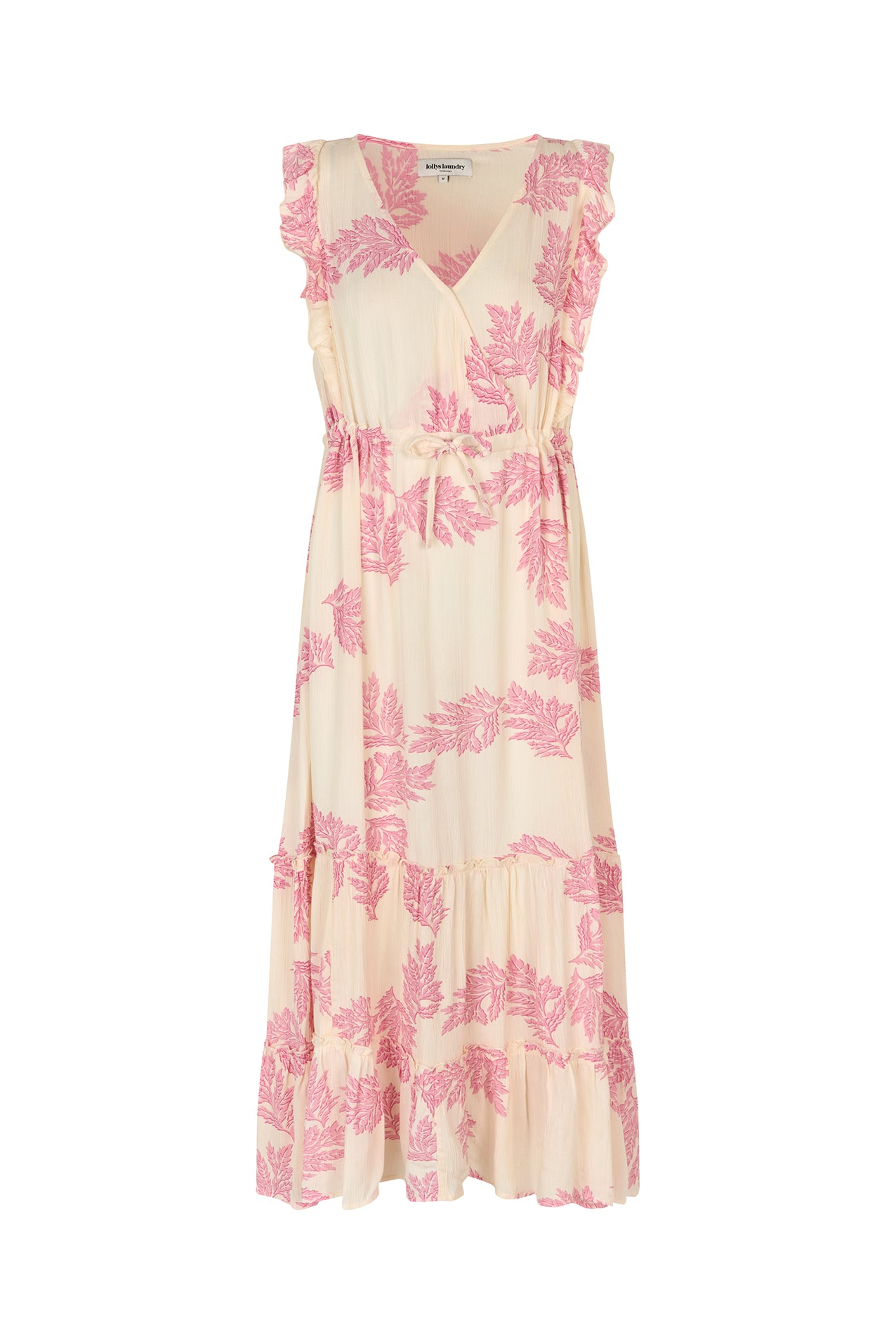 SamoLL Midi Kjole - Pink