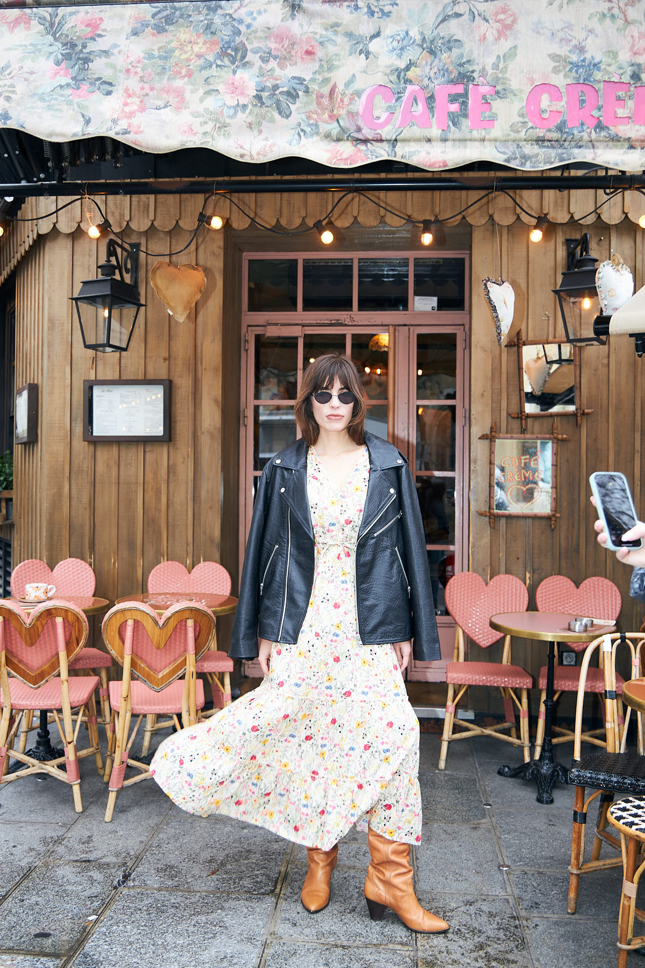 SamoLL Midi Kjole - Blomsterprint