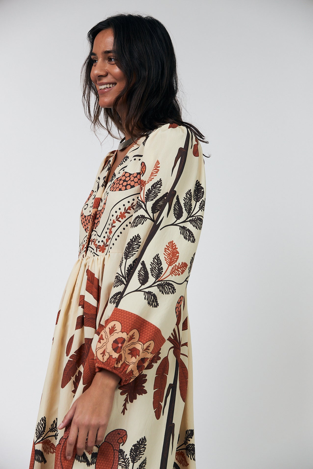 Lollys Laundry SaraiLL Maxi Kjole Dress 02 Creme