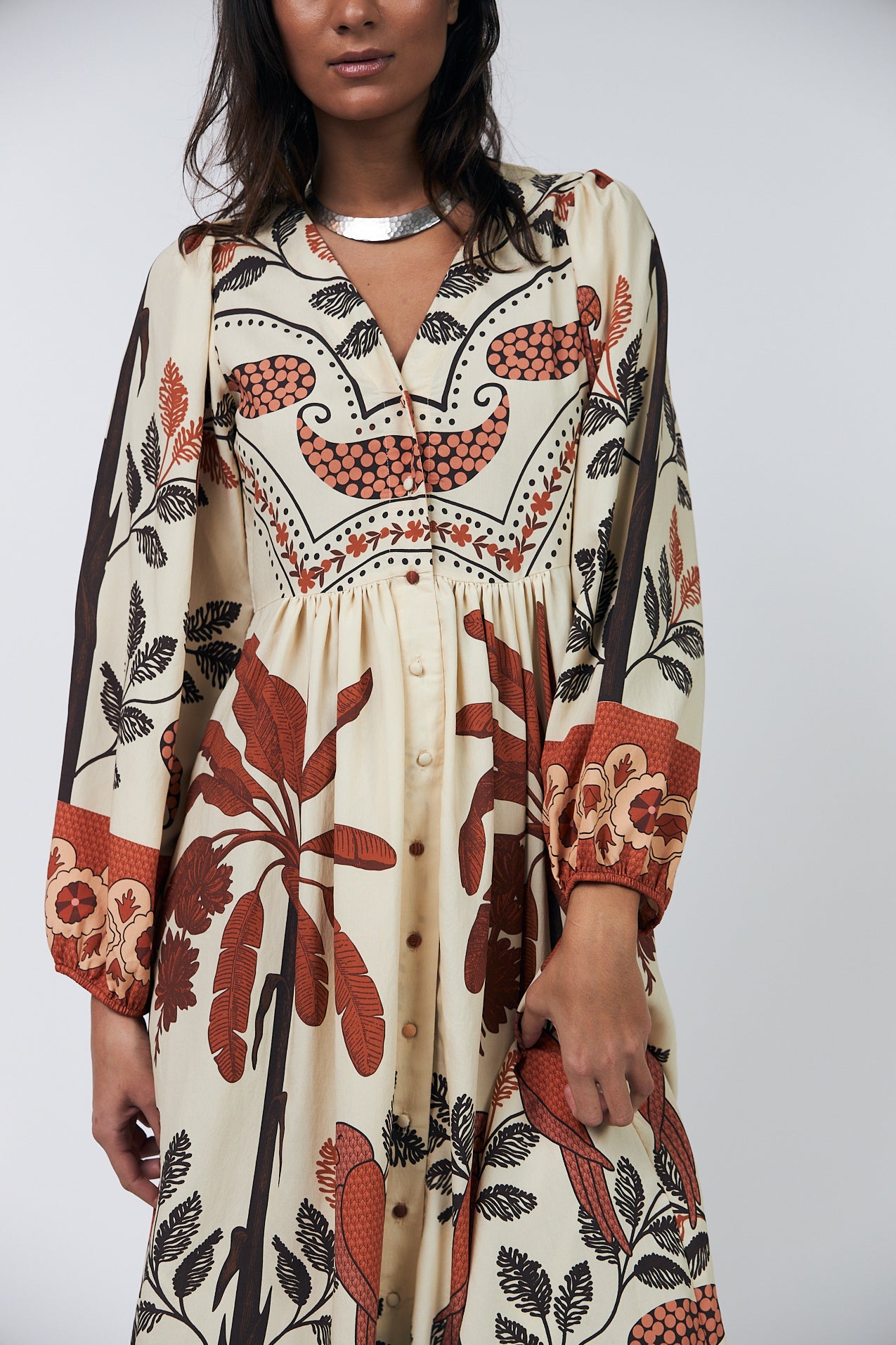 Lollys Laundry SaraiLL Maxi Kjole Dress 02 Creme