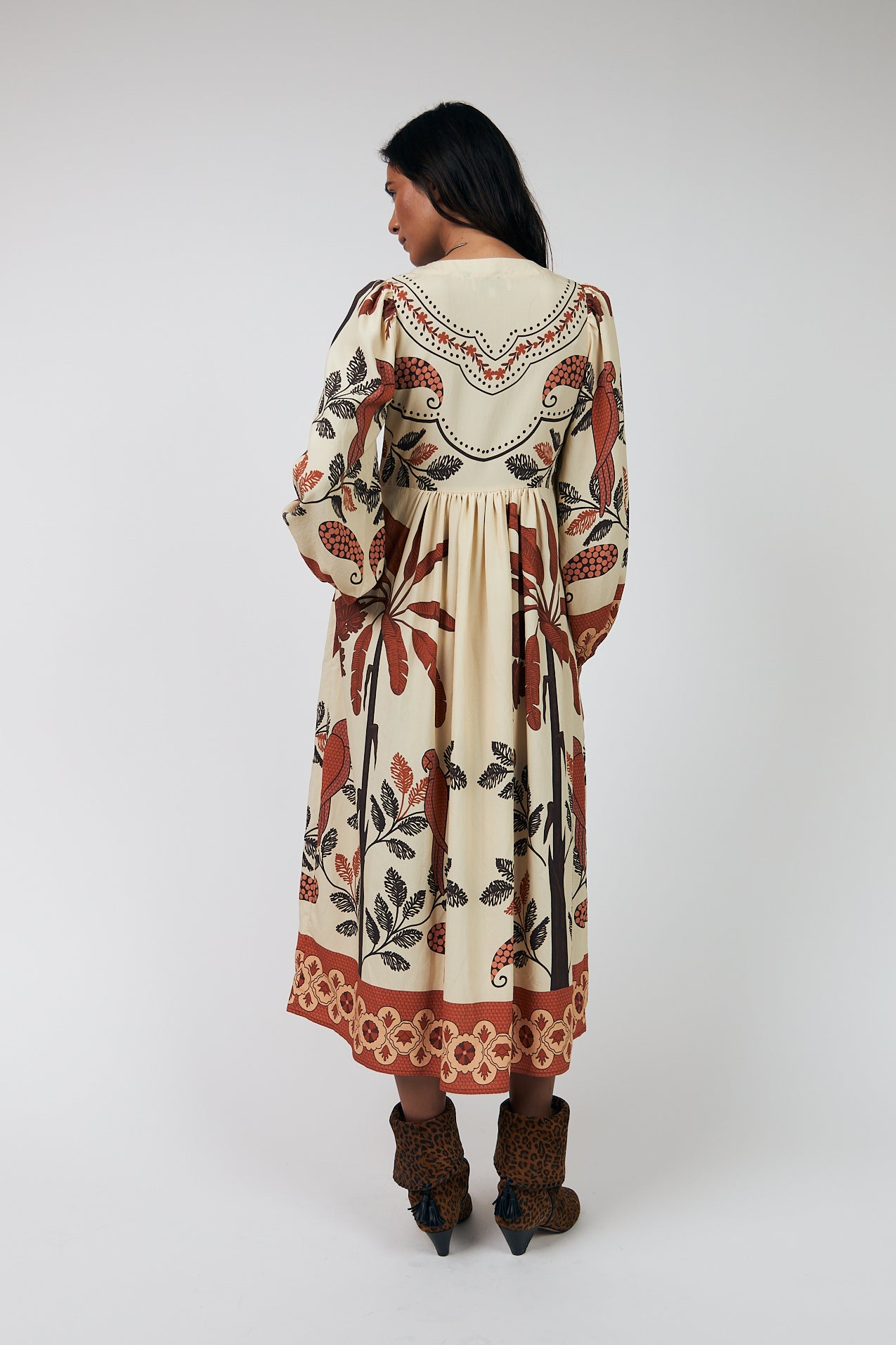 SaraiLL Maxi Kjole - Creme
