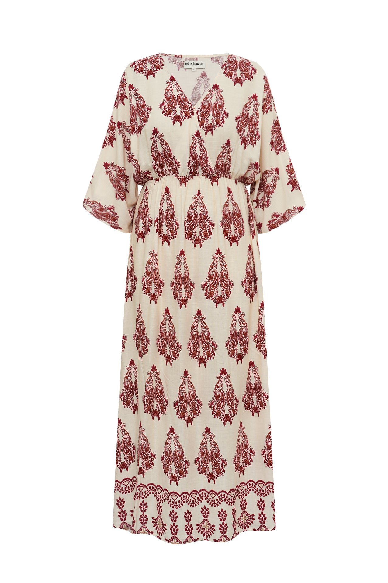 SavannahLL Maxi Kjole - Creme