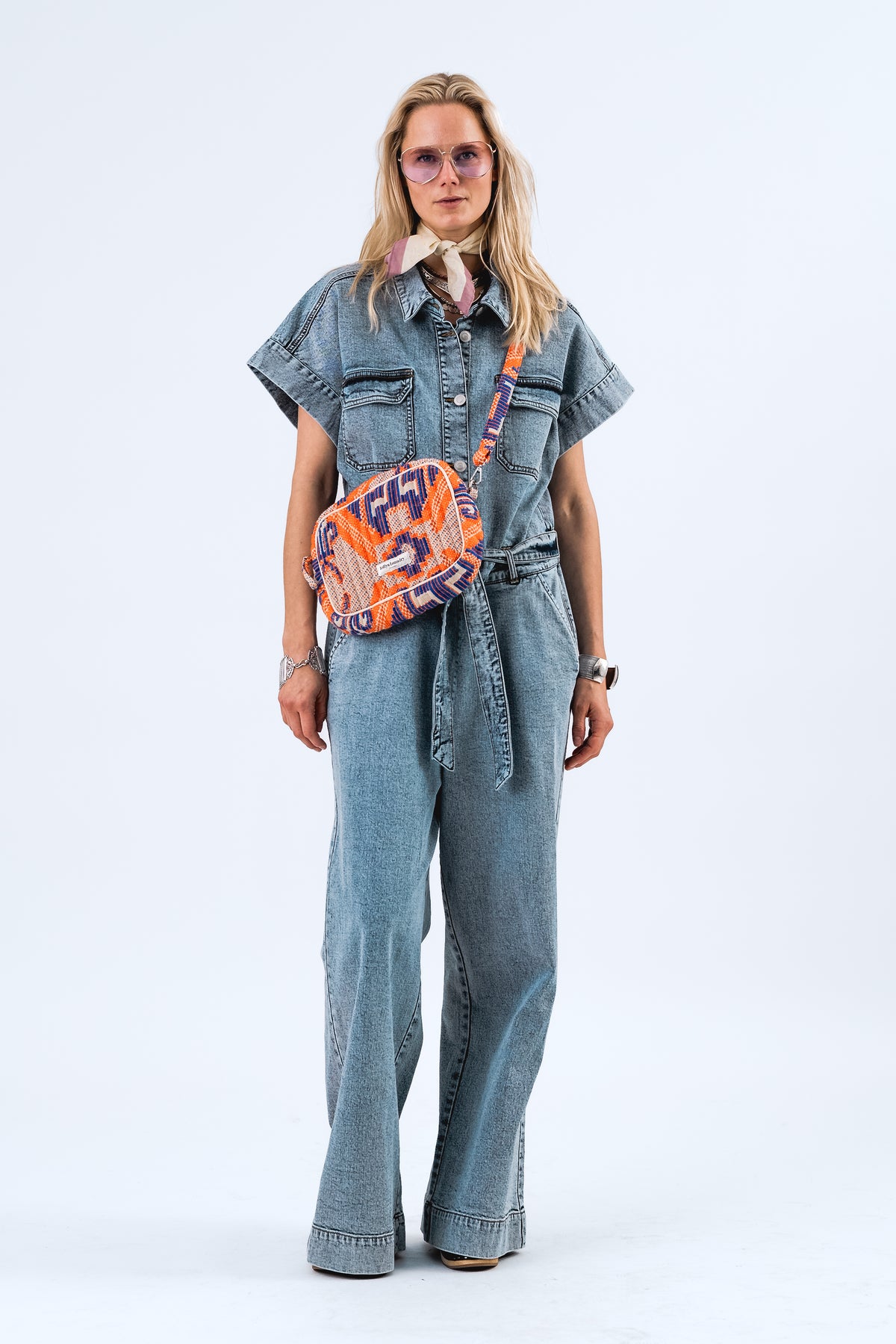 Lollys Laundry SeaLL Crossbody Taske Bag Orange