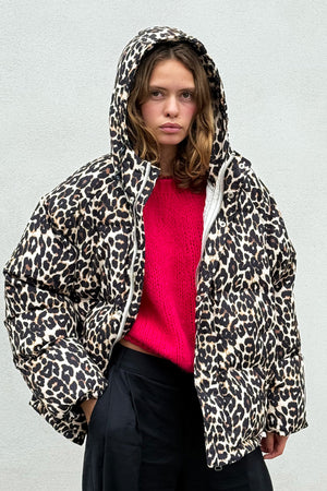 Lollys Laundry ShelbyLL Jakke Outerwear 72 Leopard Print