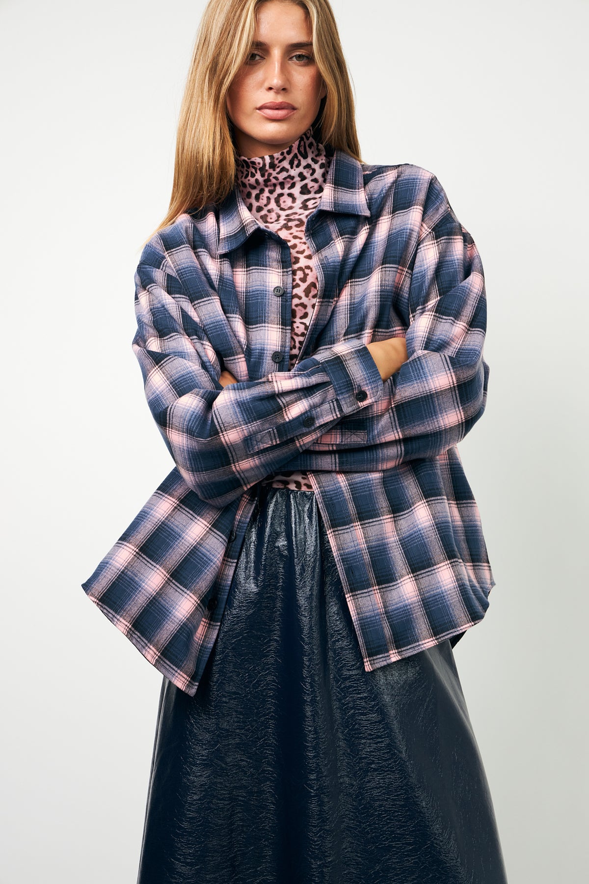 Lollys Laundry SigneLL Oversize Skjorte Shirt Lyserød
