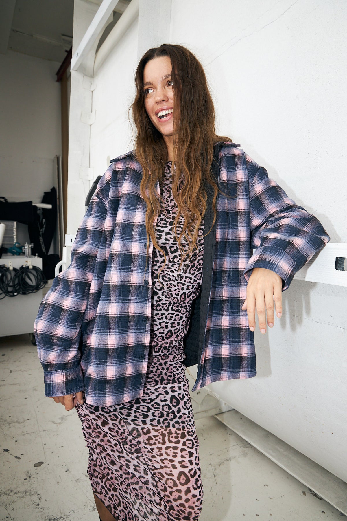 Lollys Laundry SigneLL Oversize Skjorte Shirt Lyserød