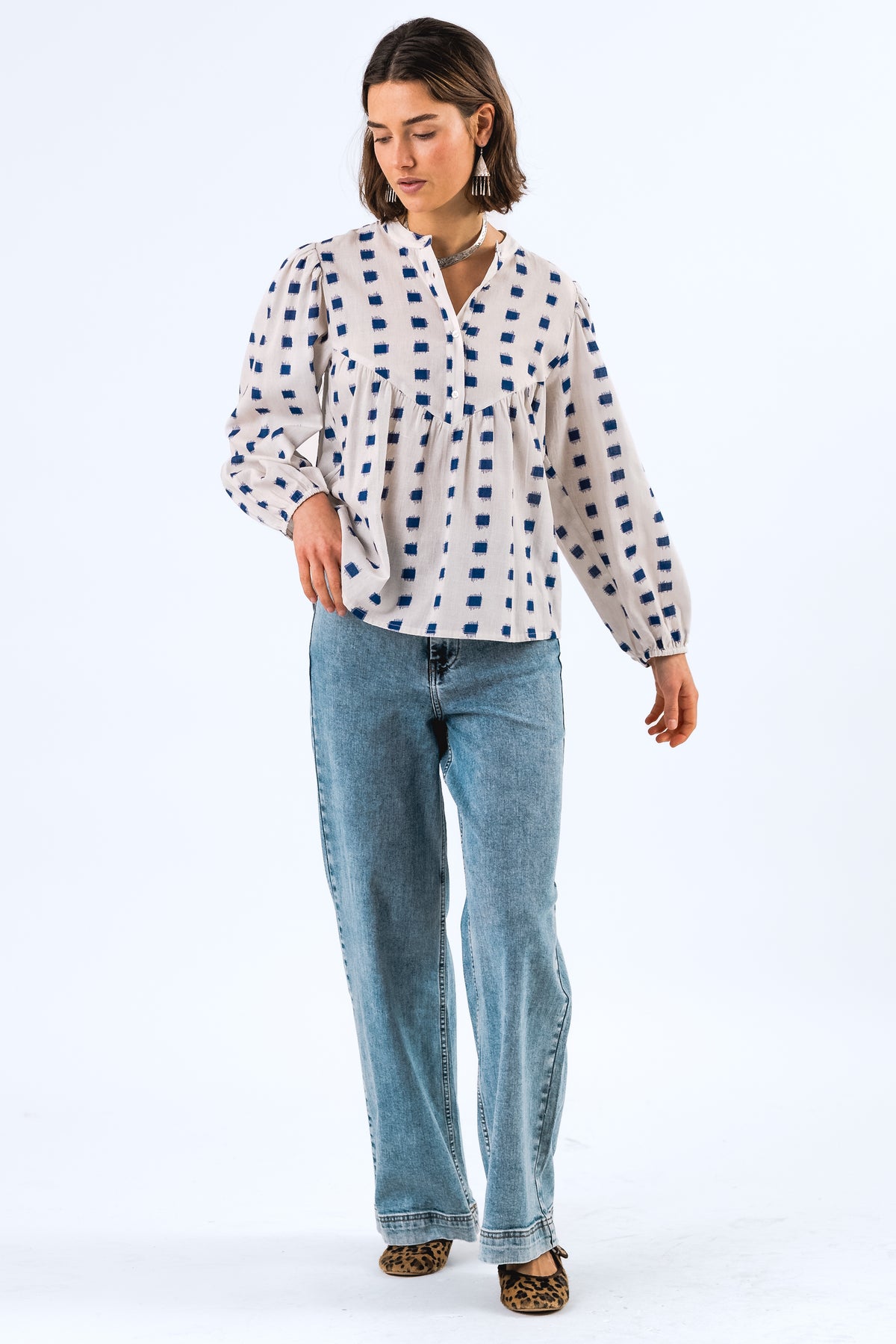 Lollys Laundry SimaLL Skjorte Shirt Creme