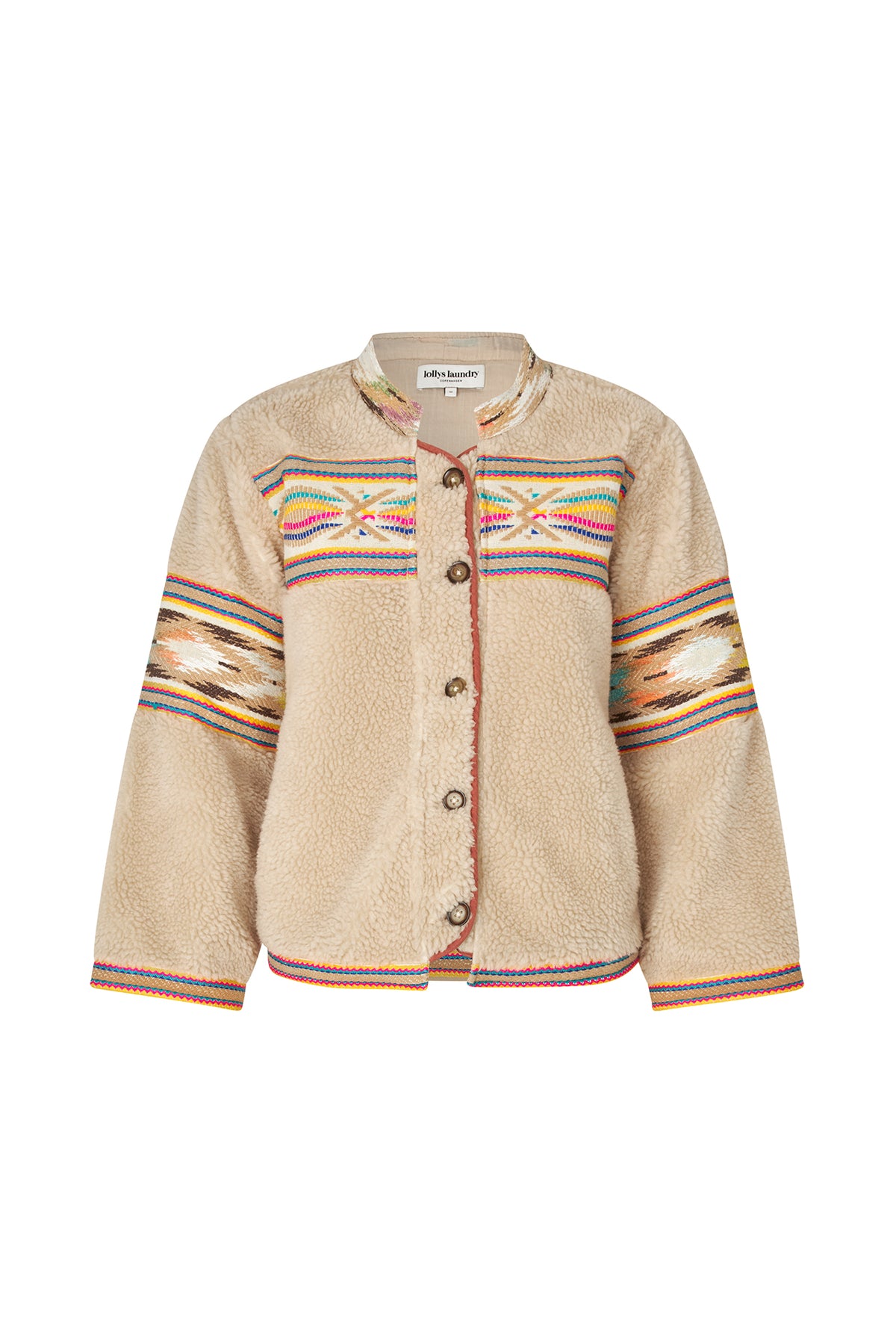 Lollys Laundry SiriLL Teddy Jakke Outerwear 08 Beige