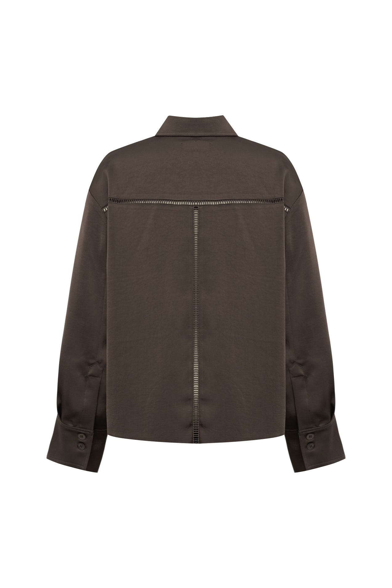 Lollys Laundry SolLL Skjorte Shirt Mørkebrun