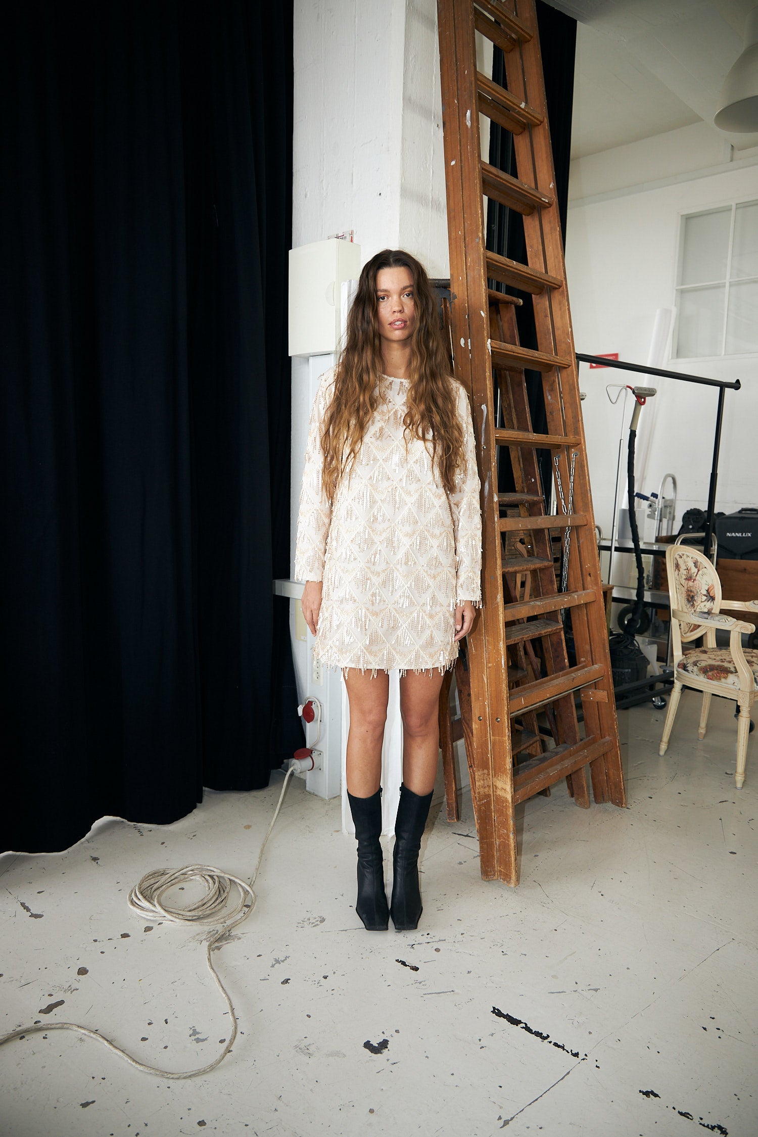 Lollys Laundry SolgaLL kort Kjole Dress 85 Champagne