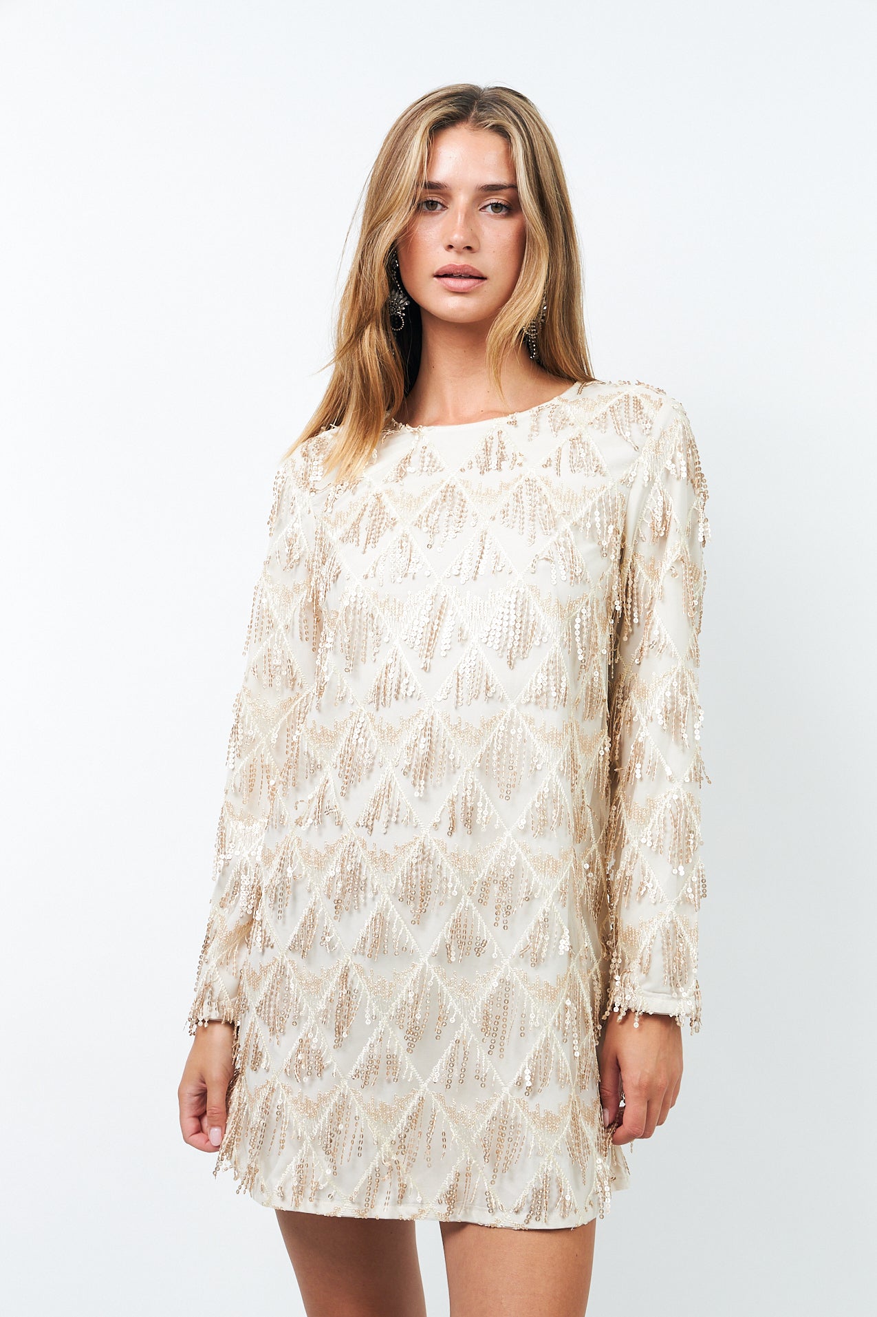 Lollys Laundry SolgaLL kort Kjole Dress 85 Champagne