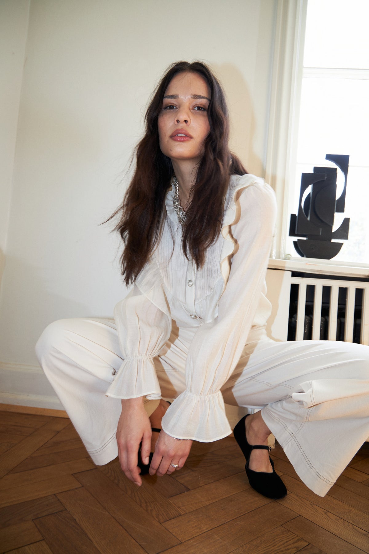Lollys Laundry SpringsLL Shirt LS Shirt Creme