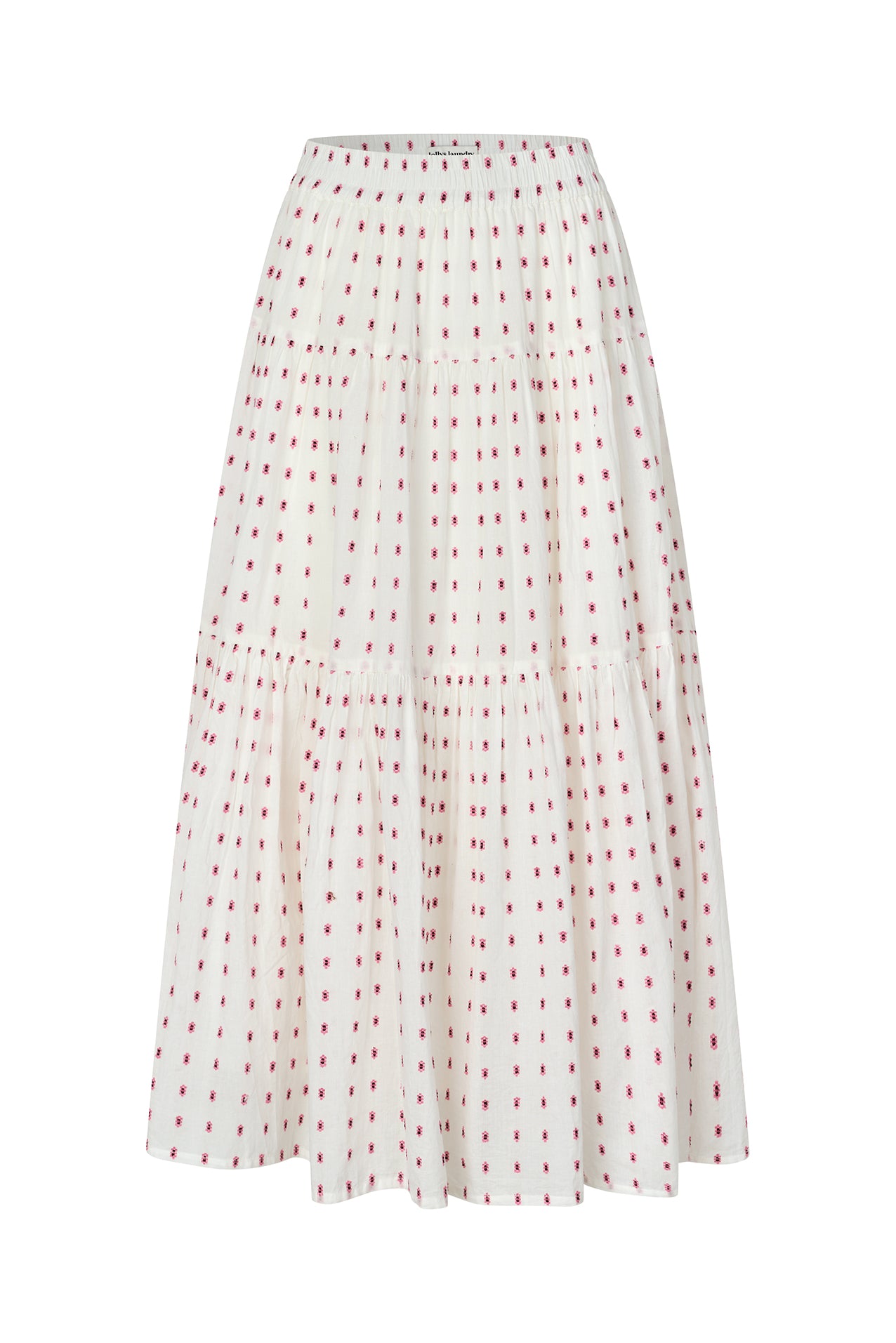 Lollys Laundry SunsetLL Maxi Nederdel Skirt Creme