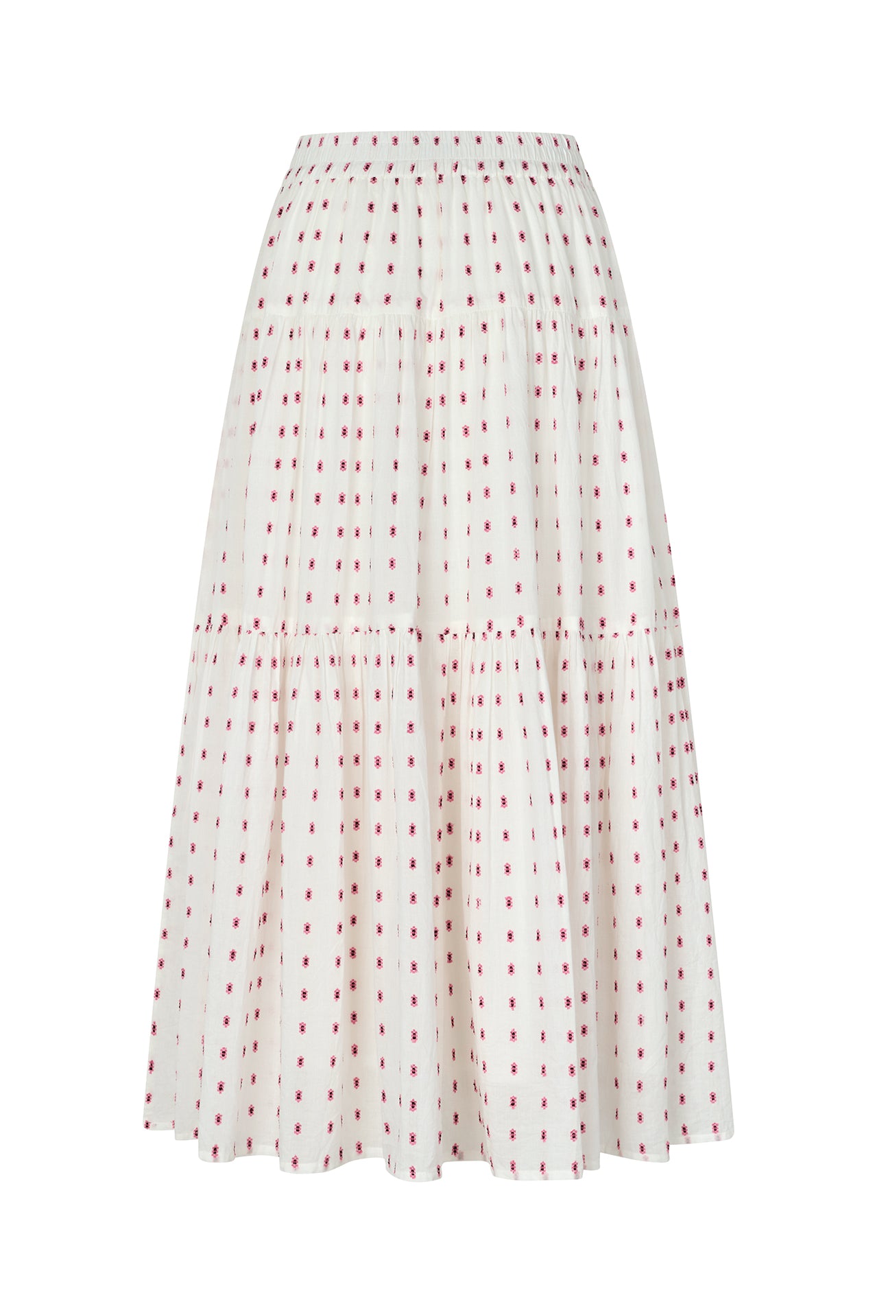 Lollys Laundry SunsetLL Maxi Nederdel Skirt Creme