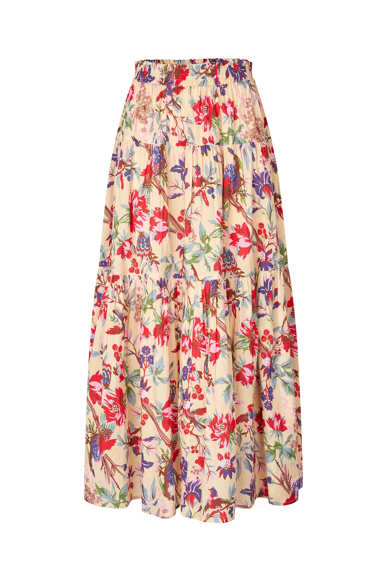 Lollys Laundry SunsetLL Maxi Nederdel Skirt 74 Flower Print