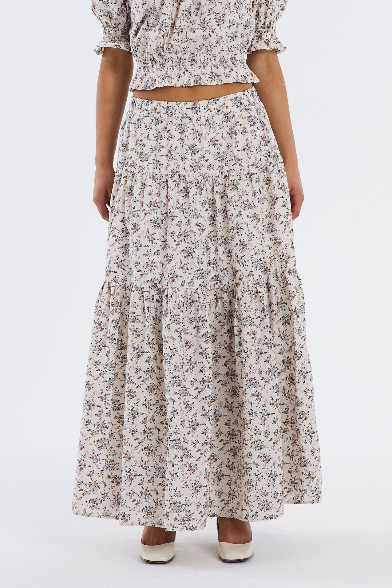 Sunset Skirt - Flower Print