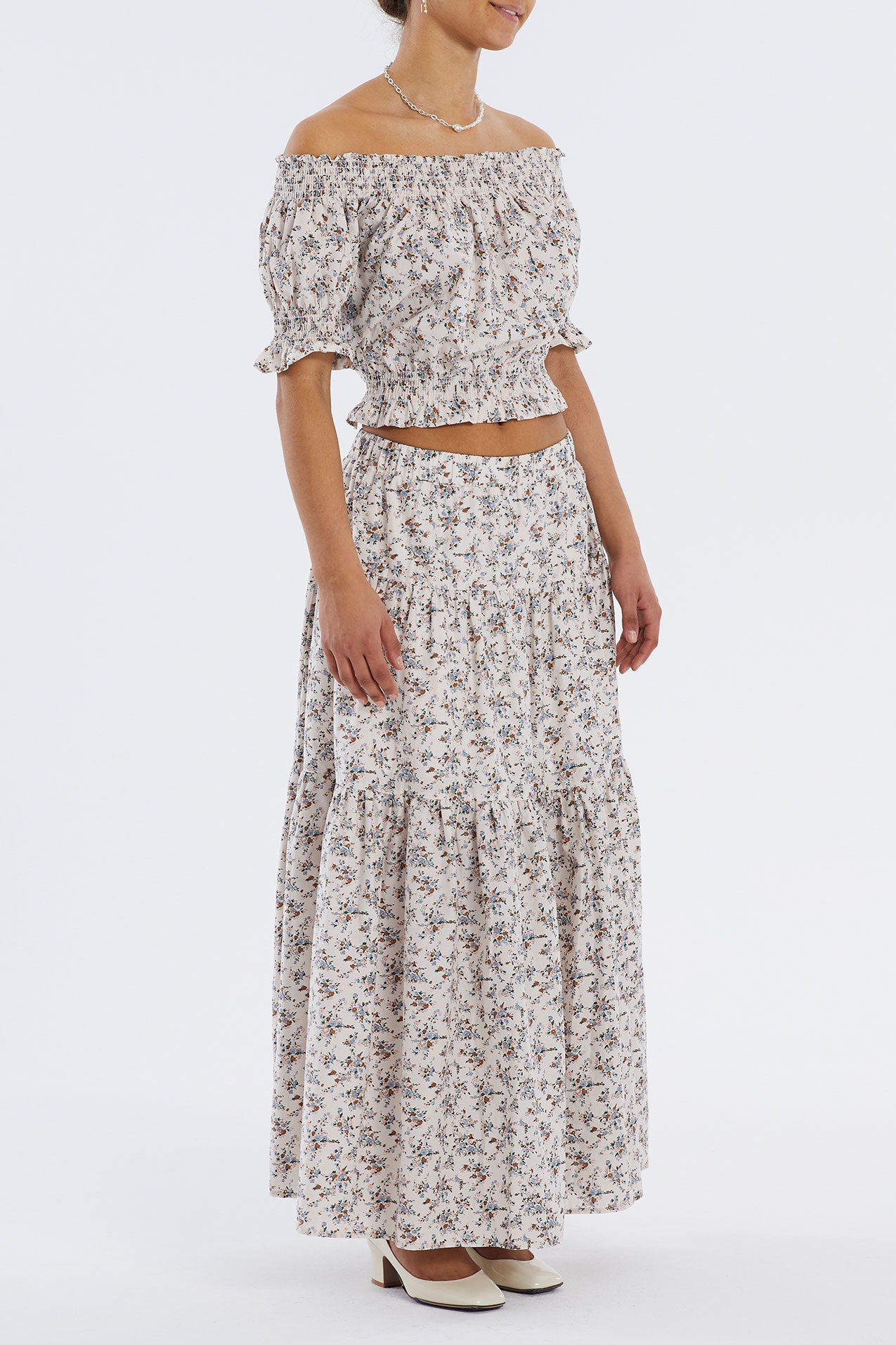 Sunset Skirt - Flower Print