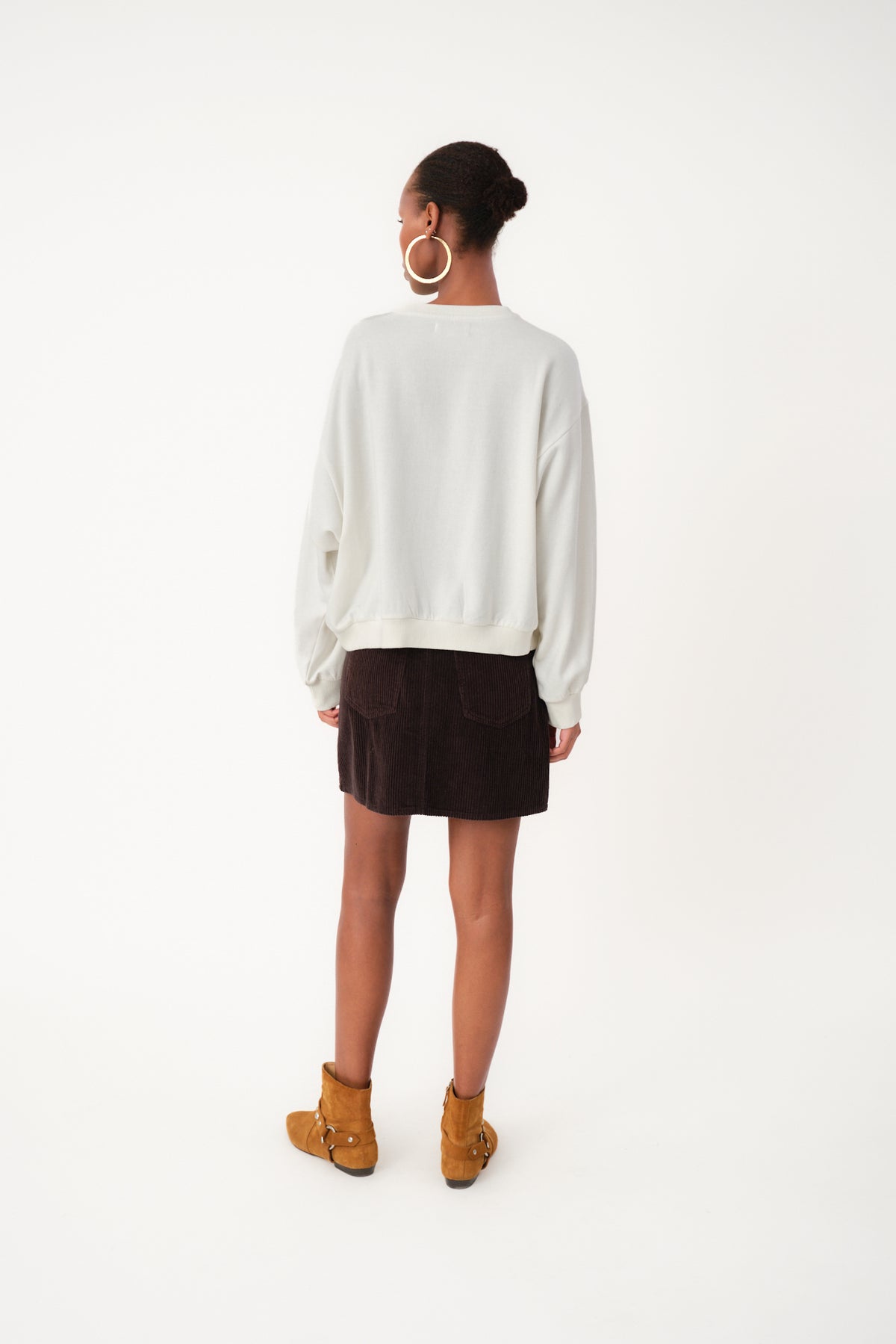 Lollys Laundry SydneyLL Leopard Sweatshirt Sweatshirt Hvid