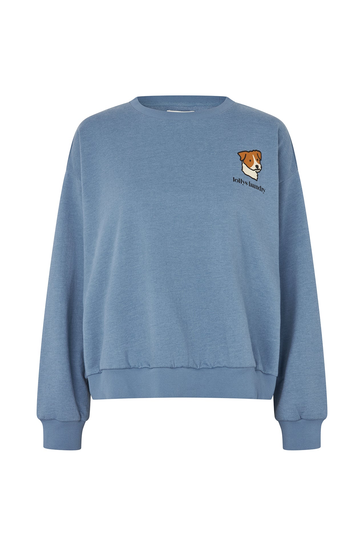 Lollys Laundry SydneyLL Sweatshirt Hund Sweatshirt Blå melange