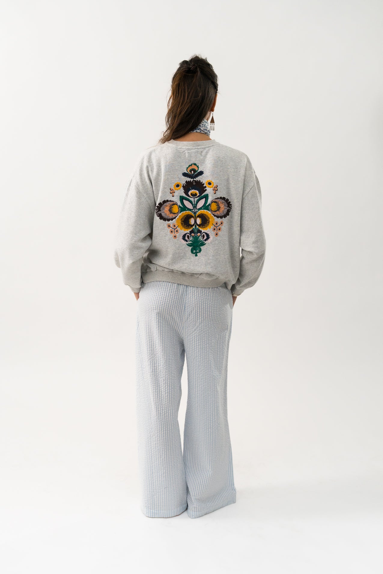 SydneyLL Sweatshirt - Light Grey Melange