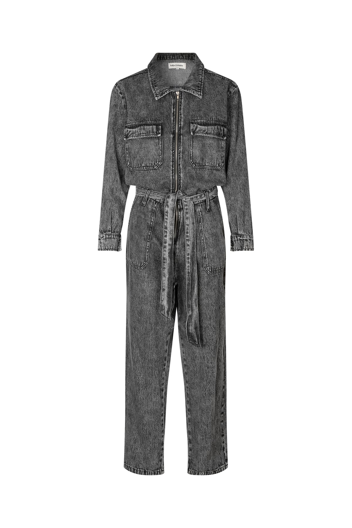 Lollys Laundry TareeLL Jumpsuit LS Jumpsuit Mørkegrå melange