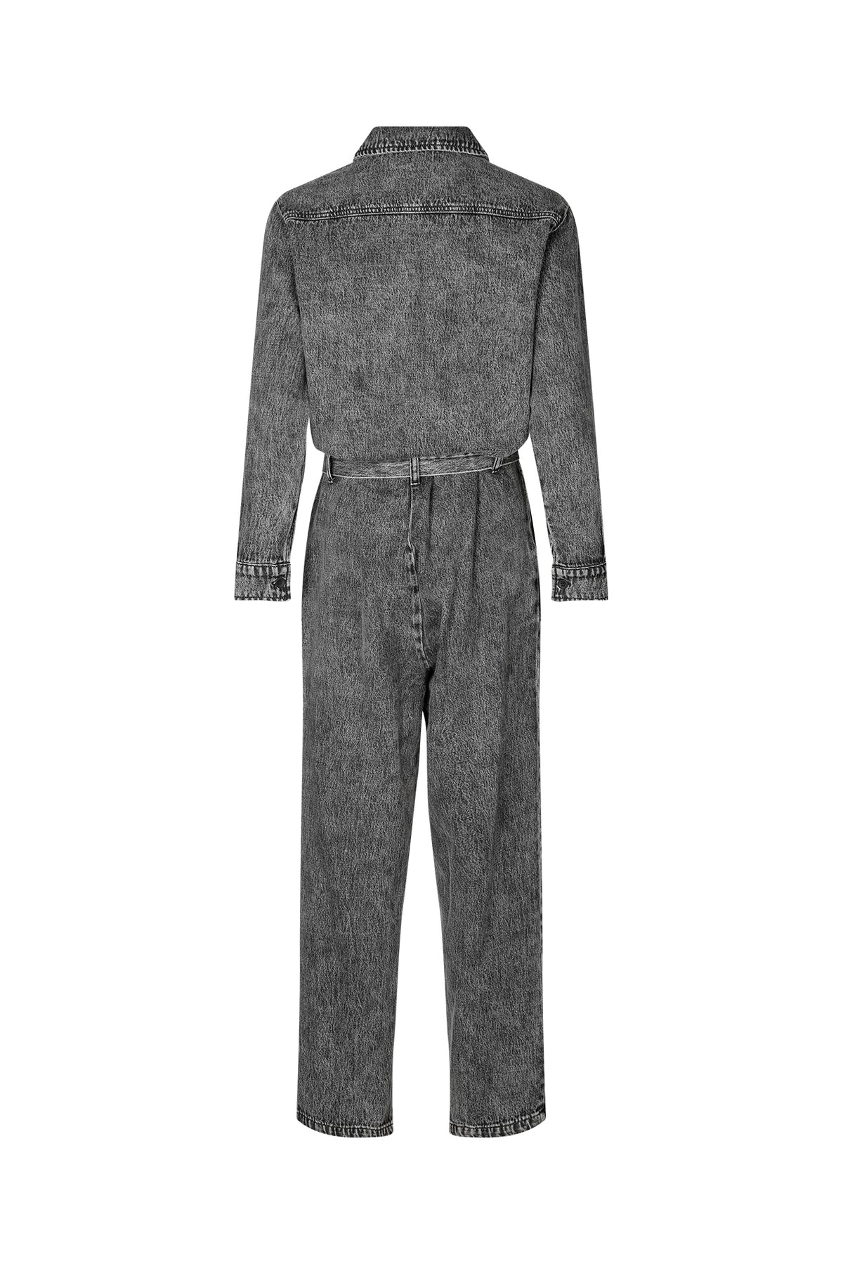 Lollys Laundry TareeLL Jumpsuit LS Jumpsuit Mørkegrå melange