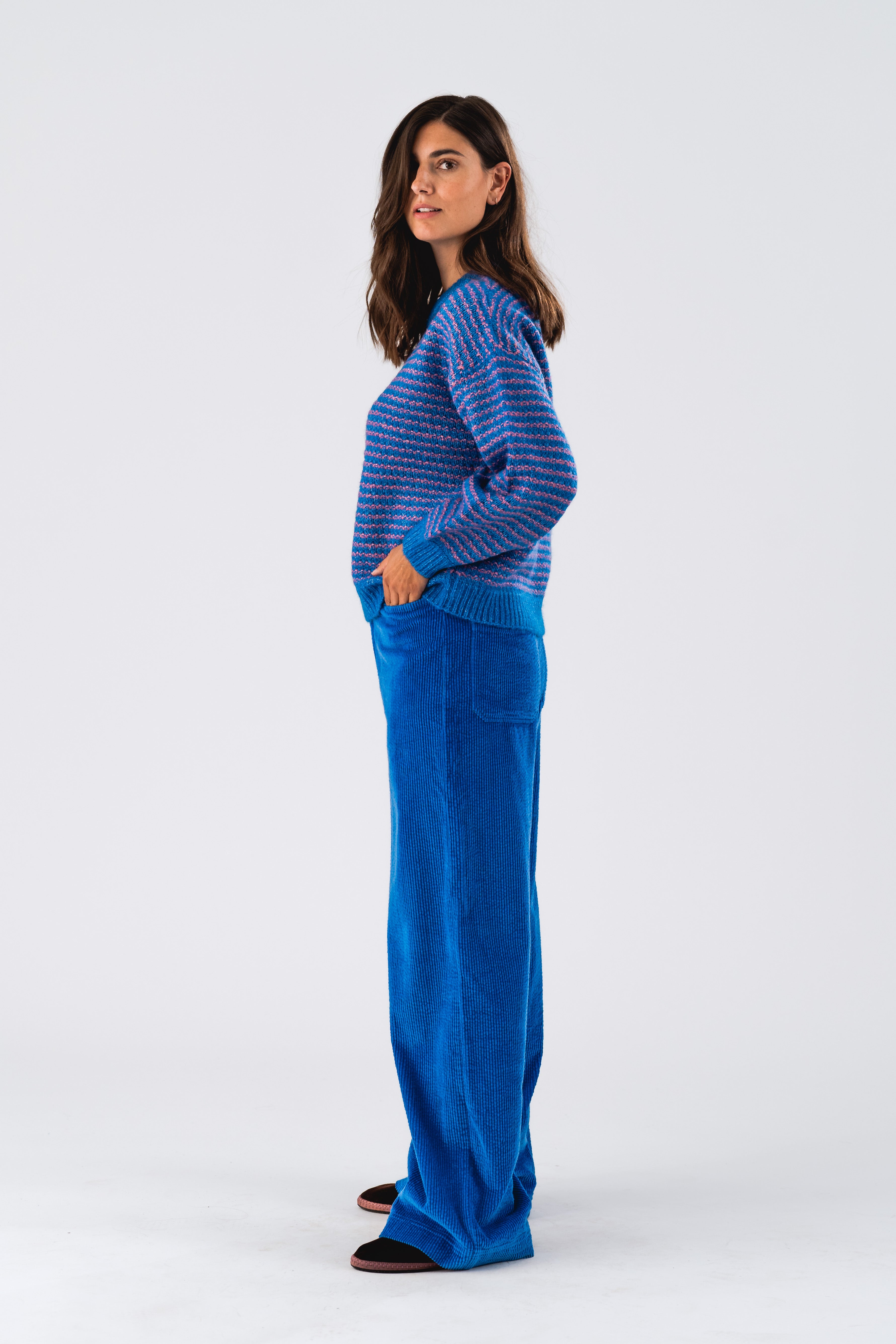 TerryLL Knit Jumper LS - Blue