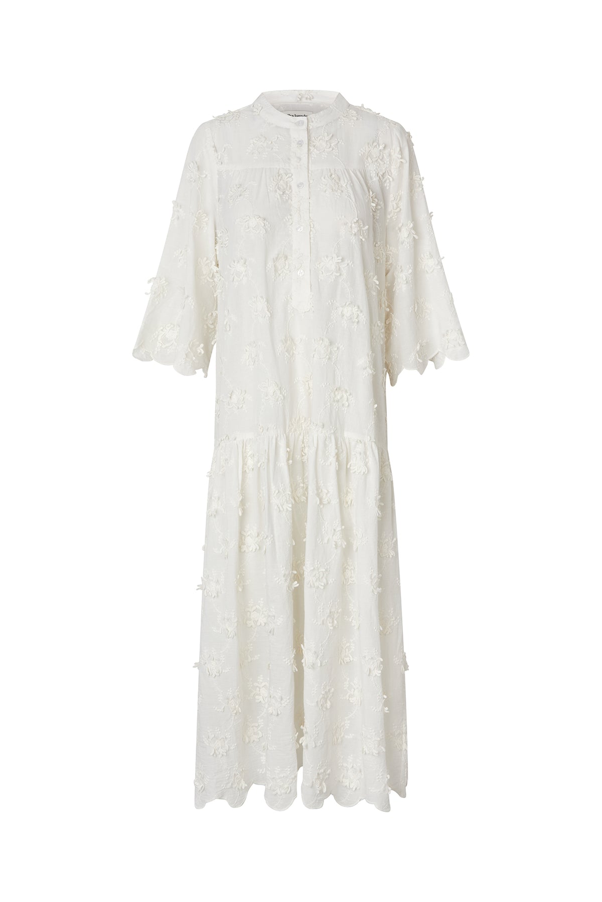 Lollys Laundry TimorLL Midi Kjole Dress Creme