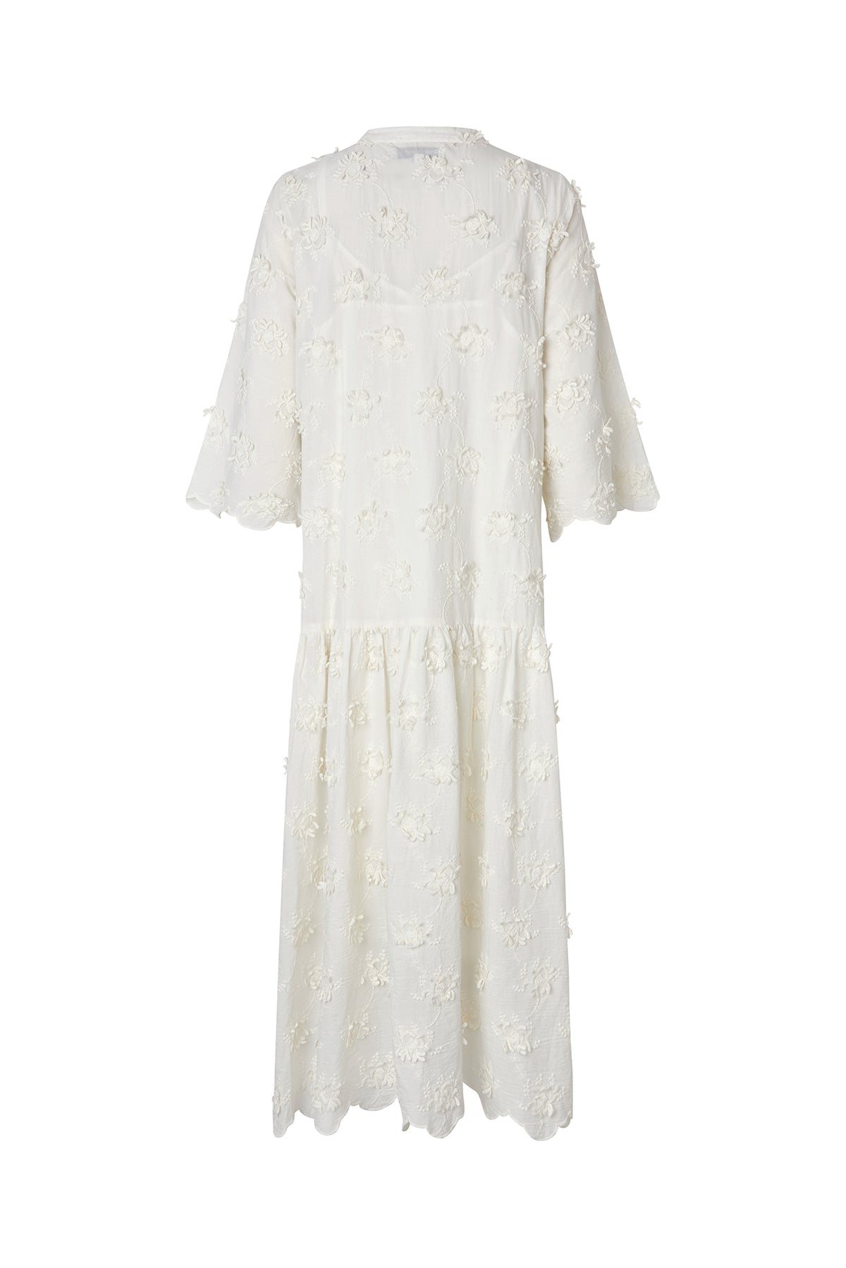 Lollys Laundry TimorLL Midi Kjole Dress Creme