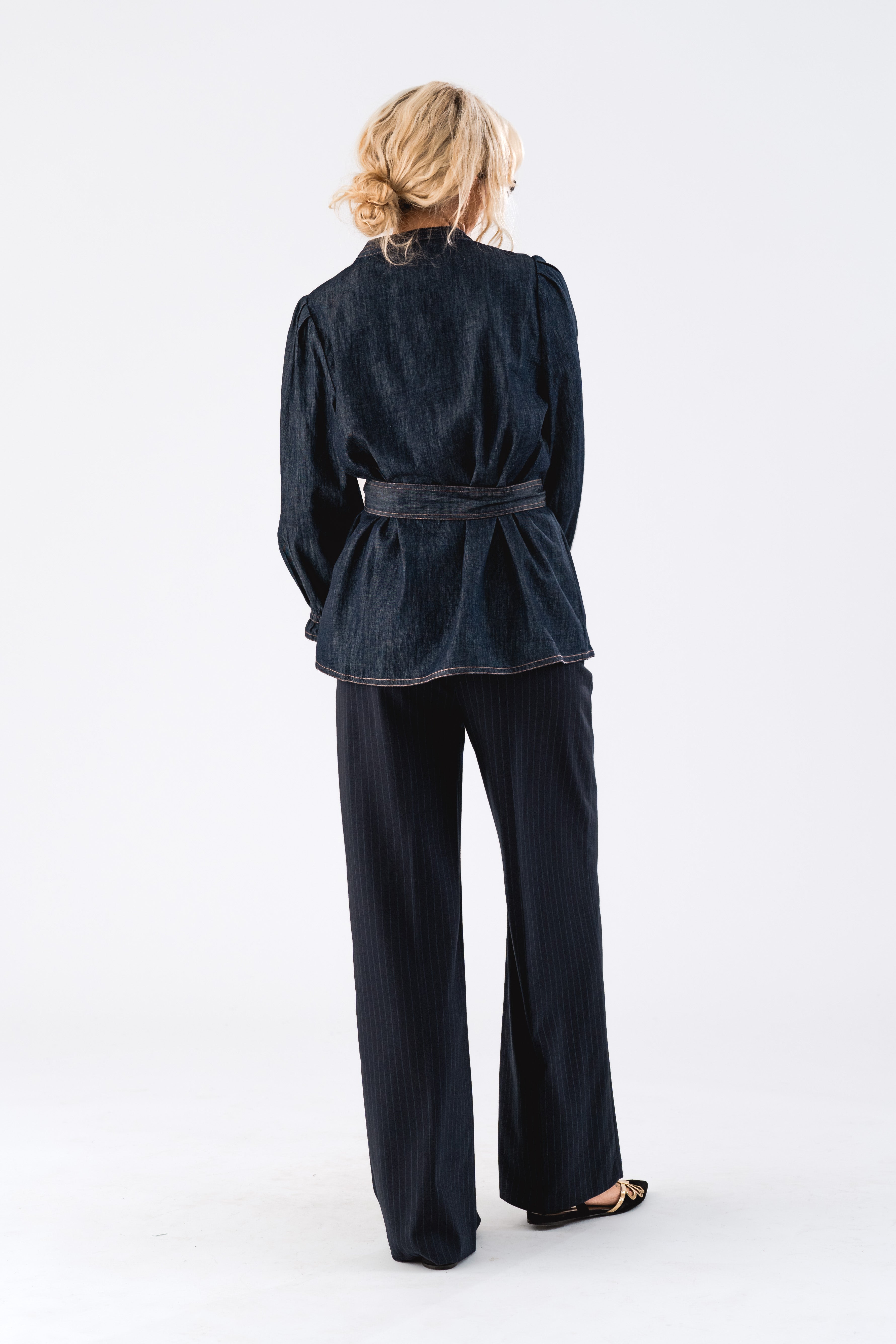 Lollys Laundry ToniLL Shirt LS Shirt 20 Blue