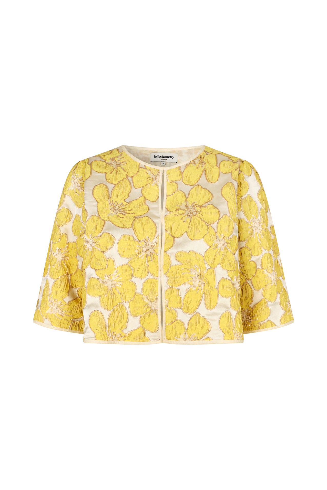 Lollys Laundry TrineLL kort Jakke Jacket 93 Light Yellow
